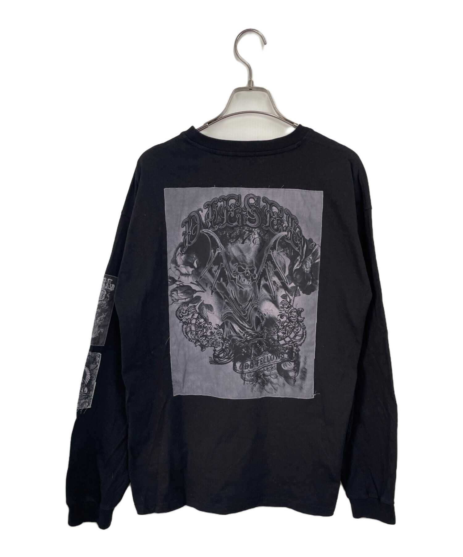 中古・古着通販】DIESEL (ディーゼル) 長袖カットソー ブラック サイズ 
