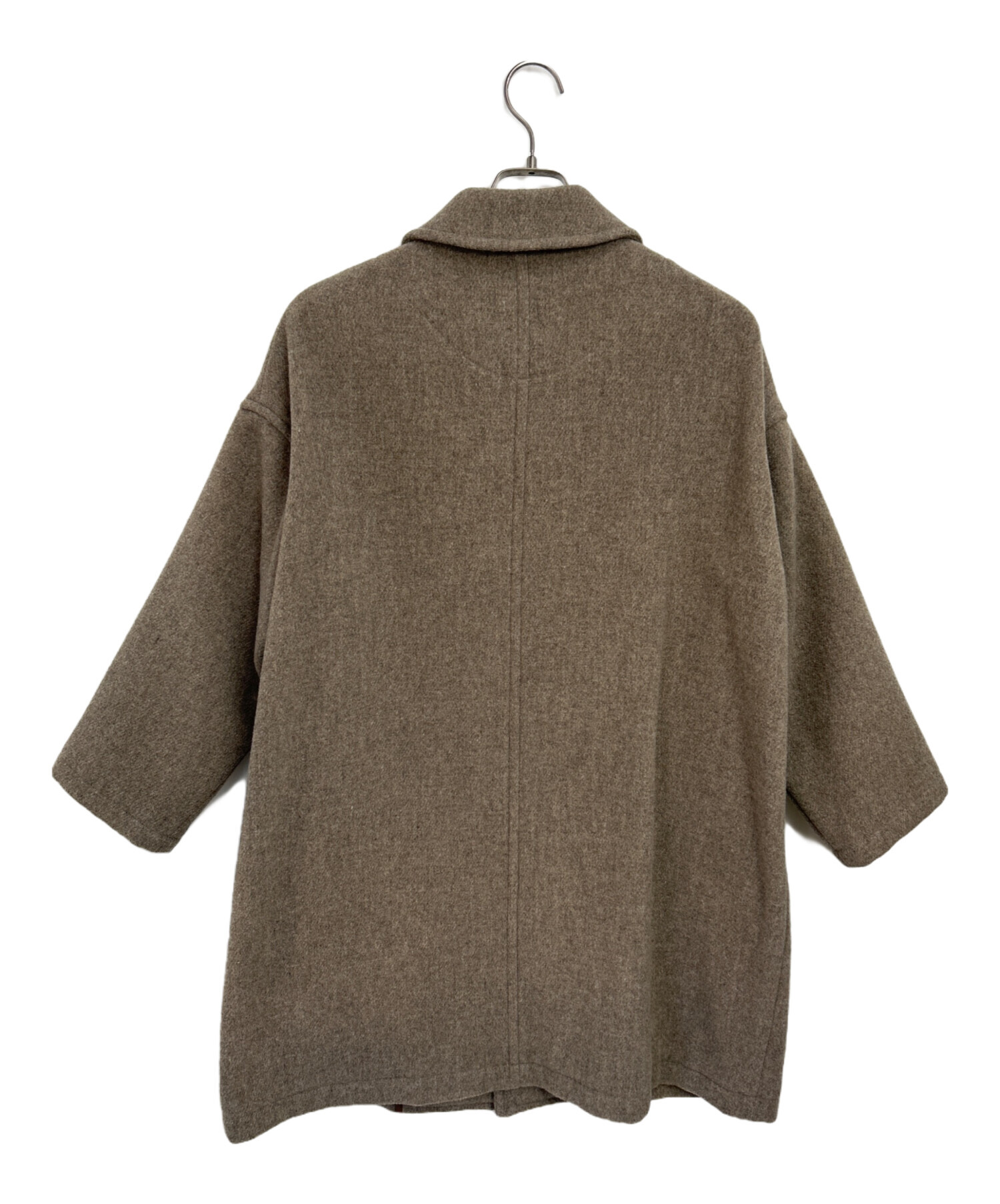 中古・古着通販】DANTON (ダントン) ウールコート ベージュ サイズ:34