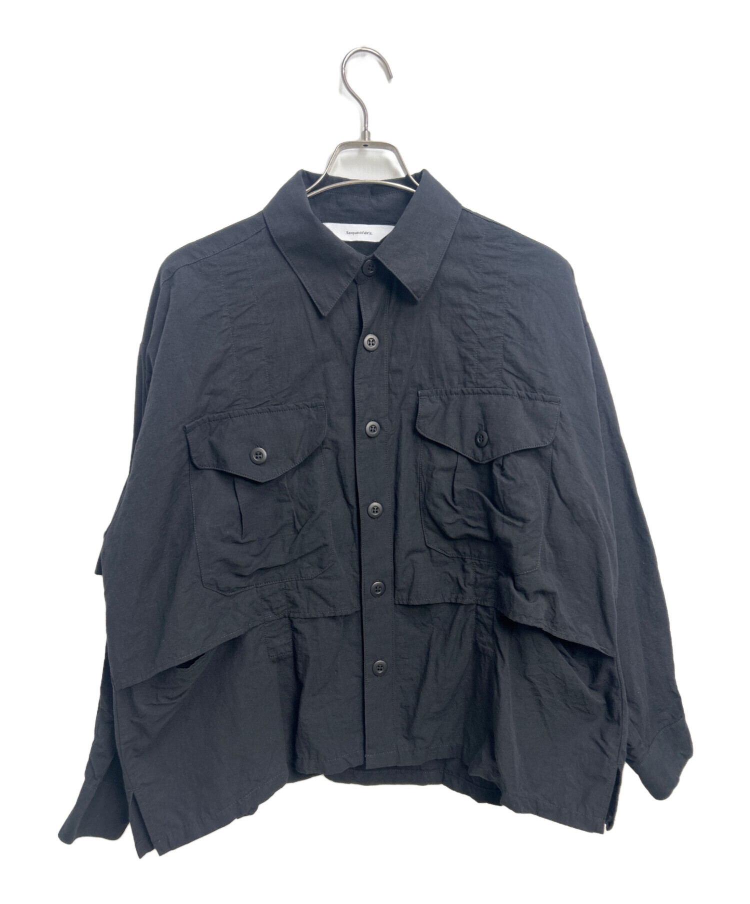 Sasquatchfabrix. / 長袖シャツ/L/レーヨン/NVY/無地/17aw-sy9-005 中古・古着通販】SASQUATCHfabrix. (サスクワッチファブリックス) 長袖