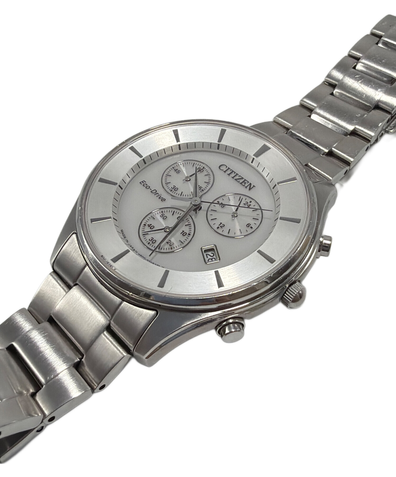 CITIZEN クロノグラフ WR100m 中古・古着通販】CITIZEN (シチズン) クロノグラフ｜ブランド・古着