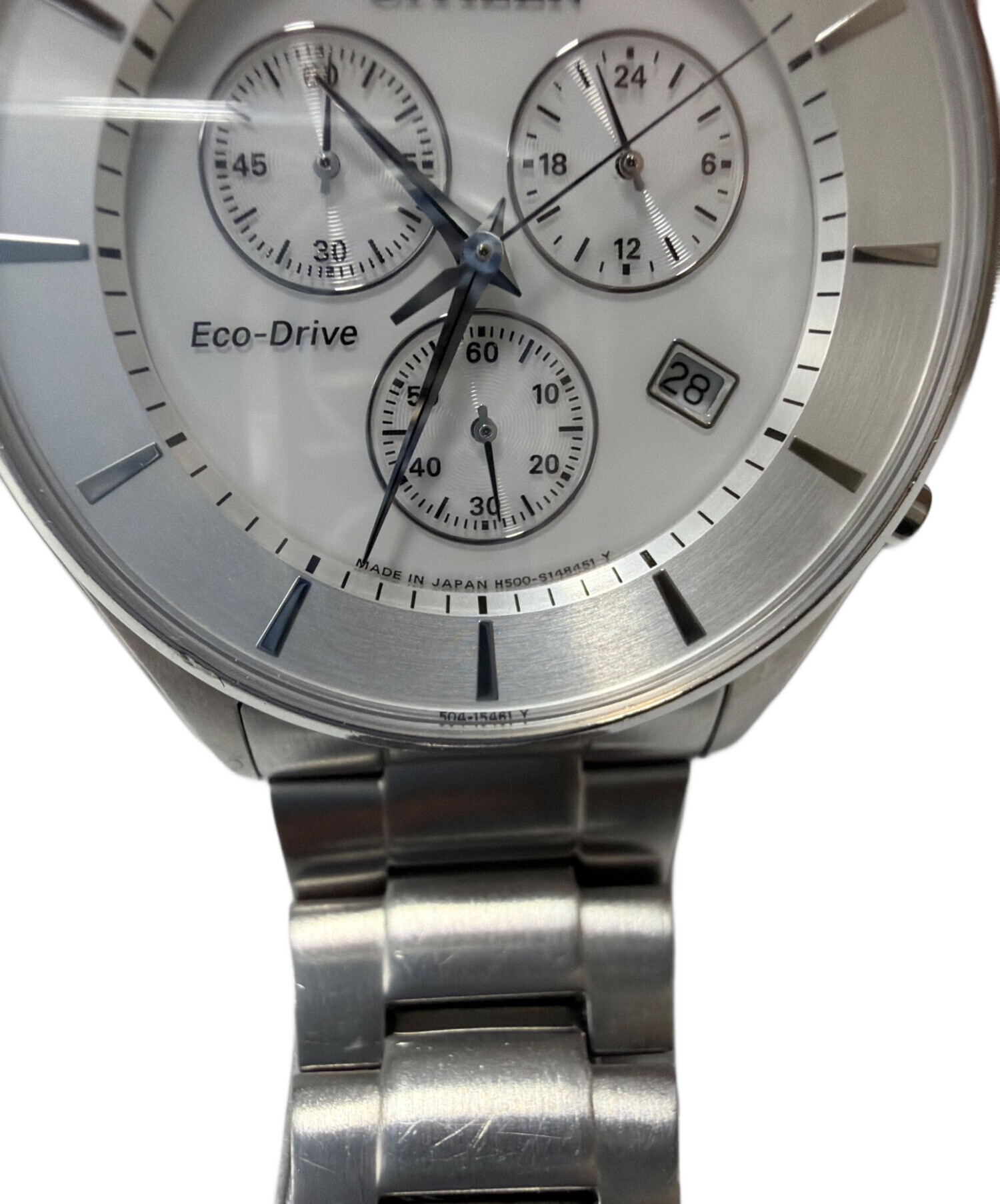 シチズン ミリタリー クロノグラフ PVD 中古・古着通販】CITIZEN (シチズン) クロノグラフ｜ブランド・古着