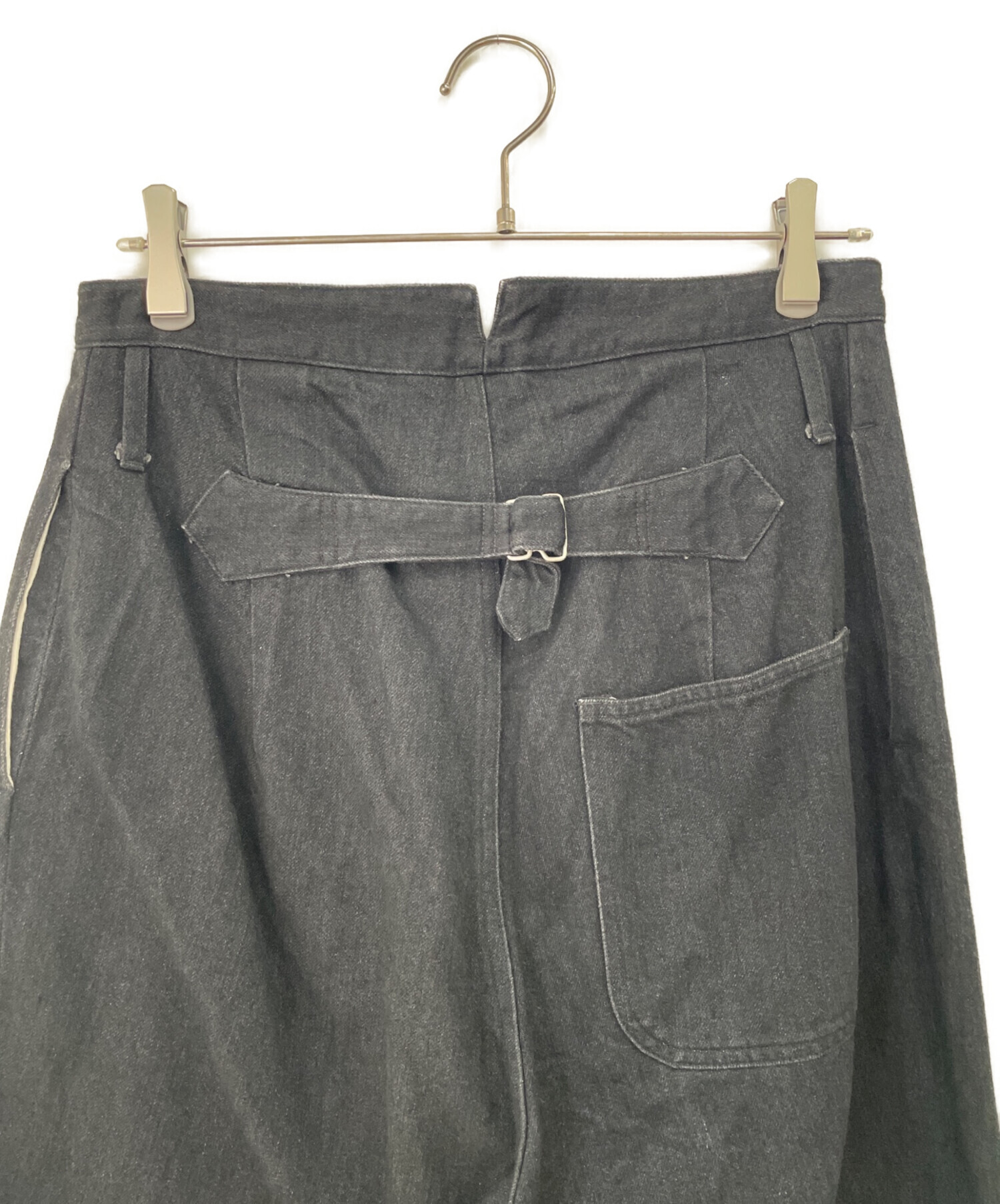 中古・古着通販】KIJI (キジ) ブラックデニム ブラック サイズ:4 