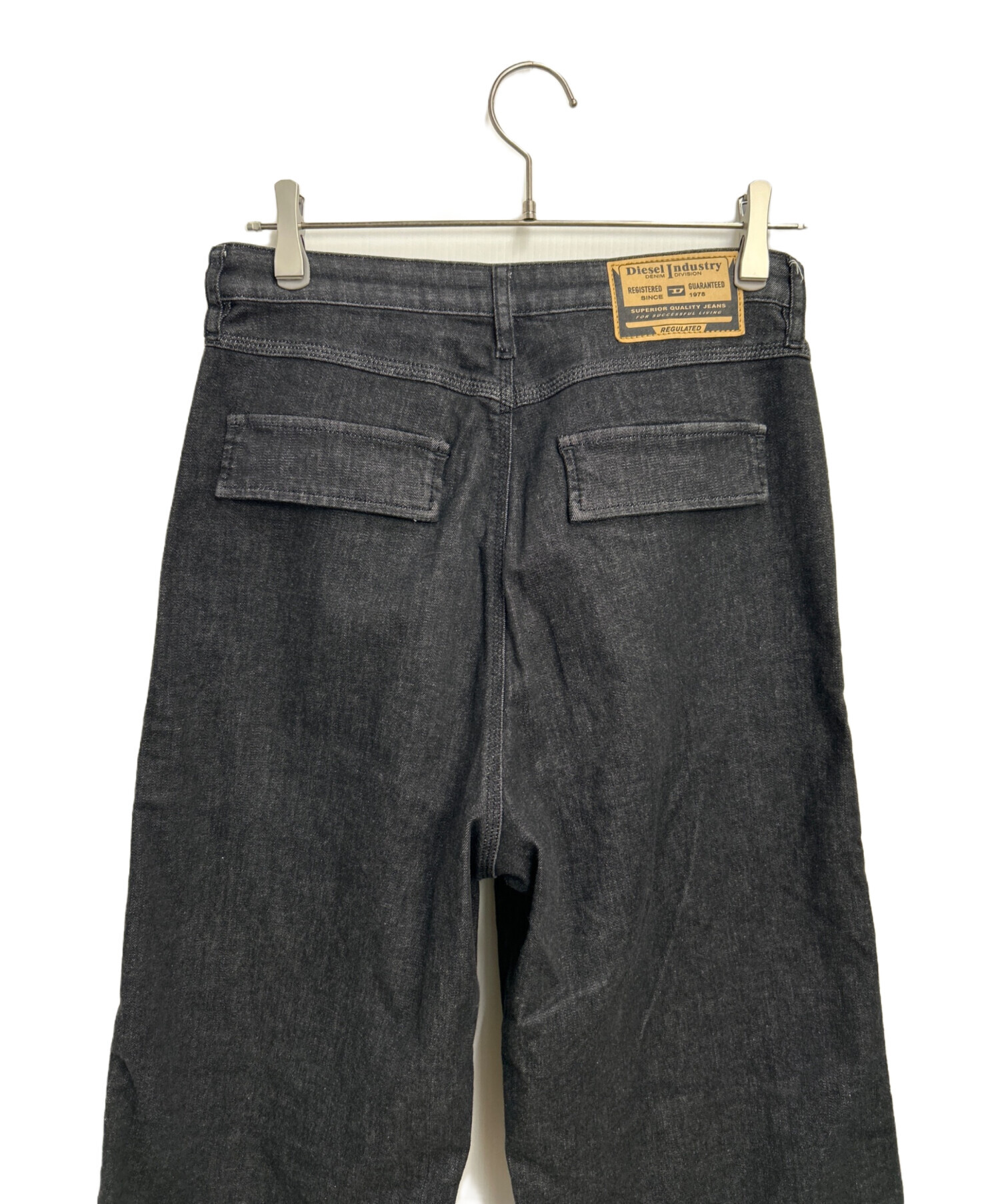 中古・古着通販】DIESEL (ディーゼル) デニムカーゴパンツ ブラック