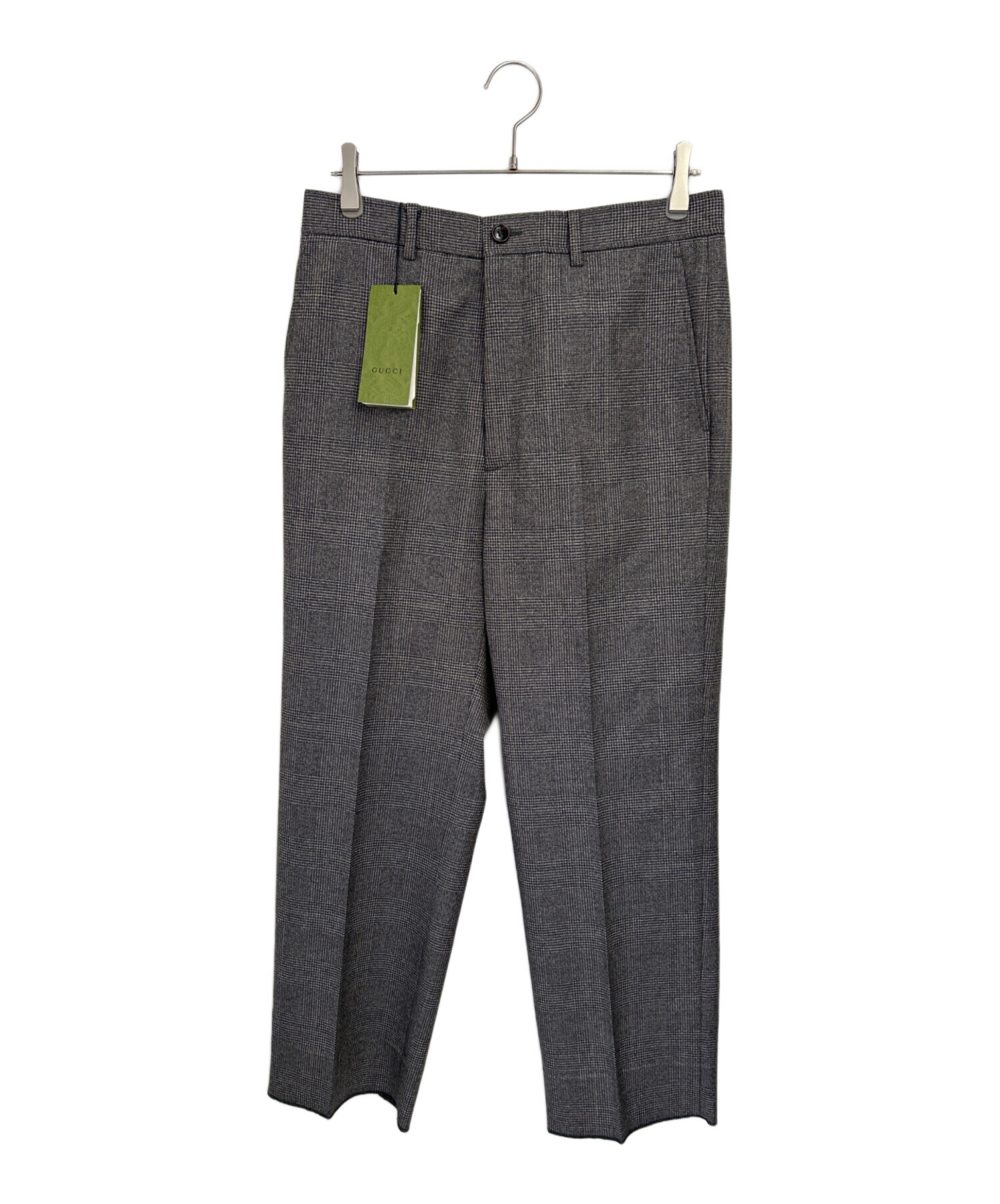 中古・古着通販】GUCCI (グッチ) スラックス グレー サイズ:48 未使用