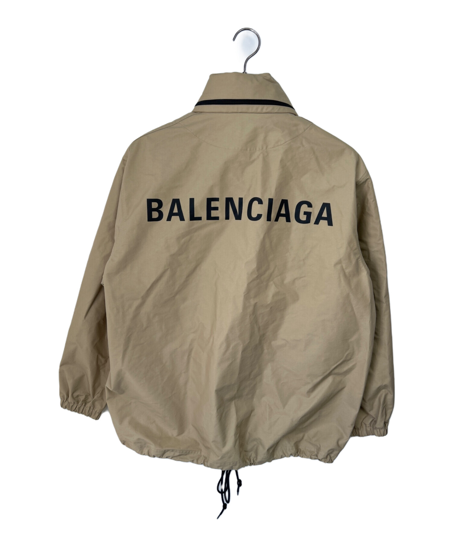 BALENCIAGA バレンシアガ　ジャケット　コート　オーバーロゴ　アウター 中古・古着通販】BALENCIAGA (バレンシアガ) オーバーサイズ バック