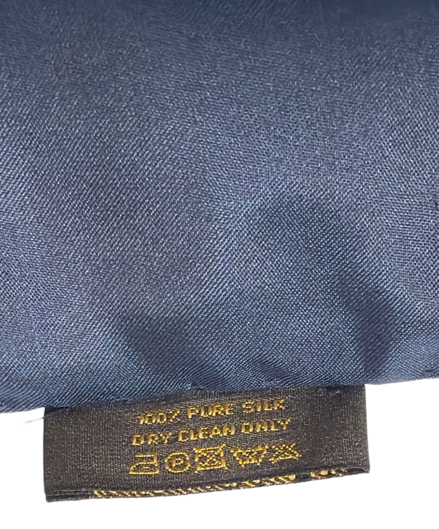 中古・古着通販】LOUIS VUITTON (ルイ ヴィトン) スカーフ ネイビー