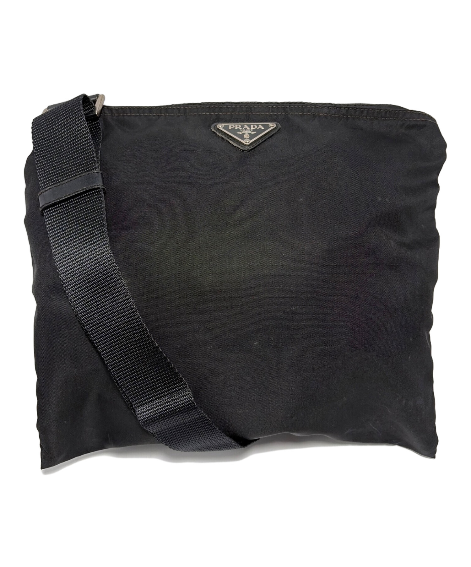 中古・古着通販】PRADA (プラダ) ショルダーバッグ ブラック｜ブランド 