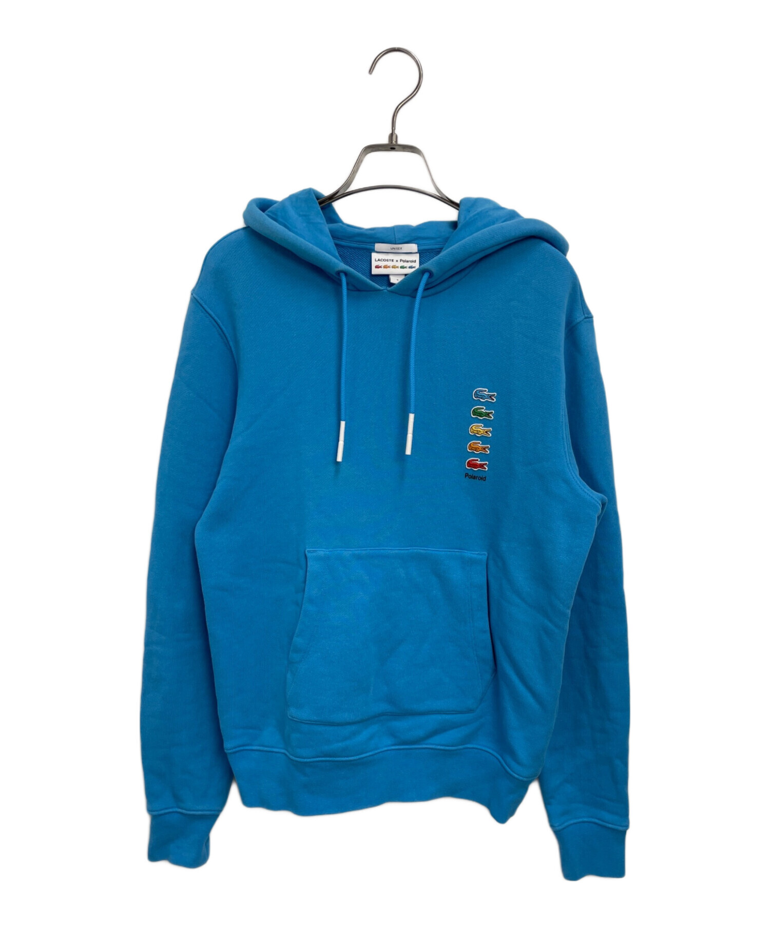 中古・古着通販】LACOSTE (ラコステ) パーカー スカイブルー サイズ:S 