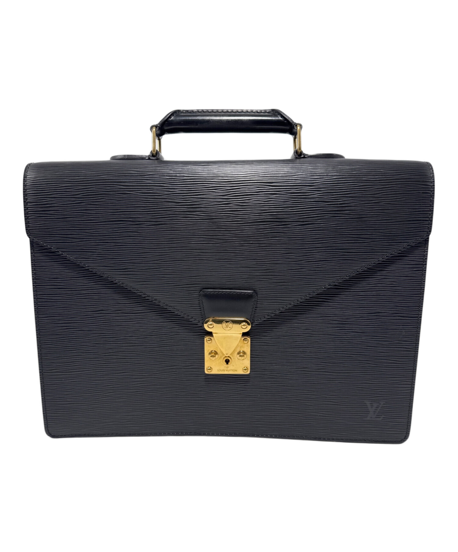 Ｗ*d様 LOUIS VUITTON ビジネスバッグ ブラック　大幅値下げ中 中古・古着通販】LOUIS VUITTON (ルイ ヴィトン) ビジネスバッグ