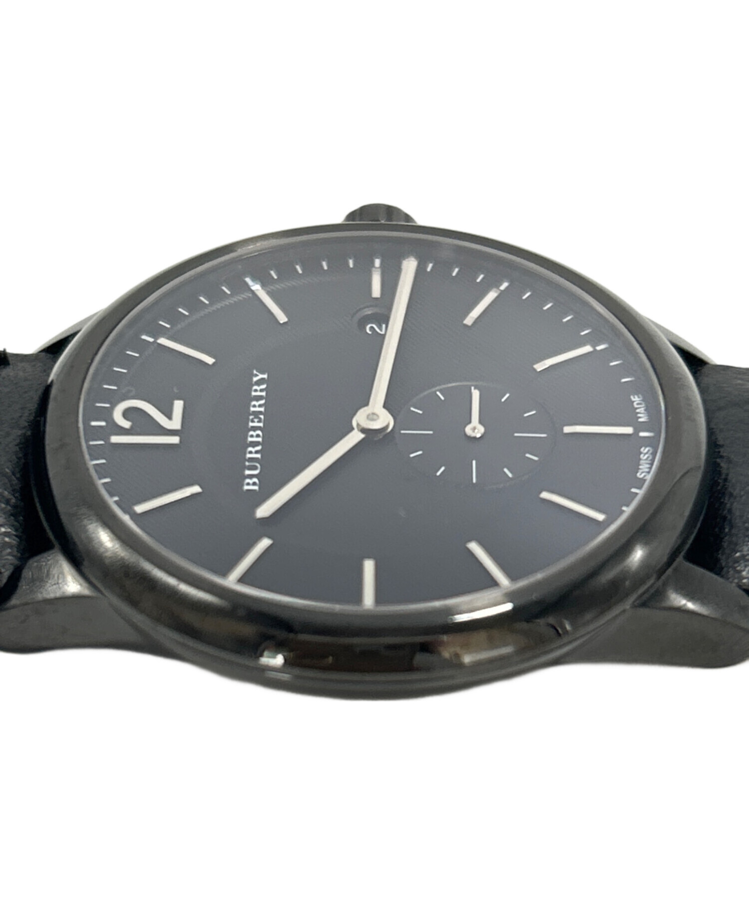 中古・古着通販】BURBERRY (バーバリー) 腕時計 ブラック｜ブランド
