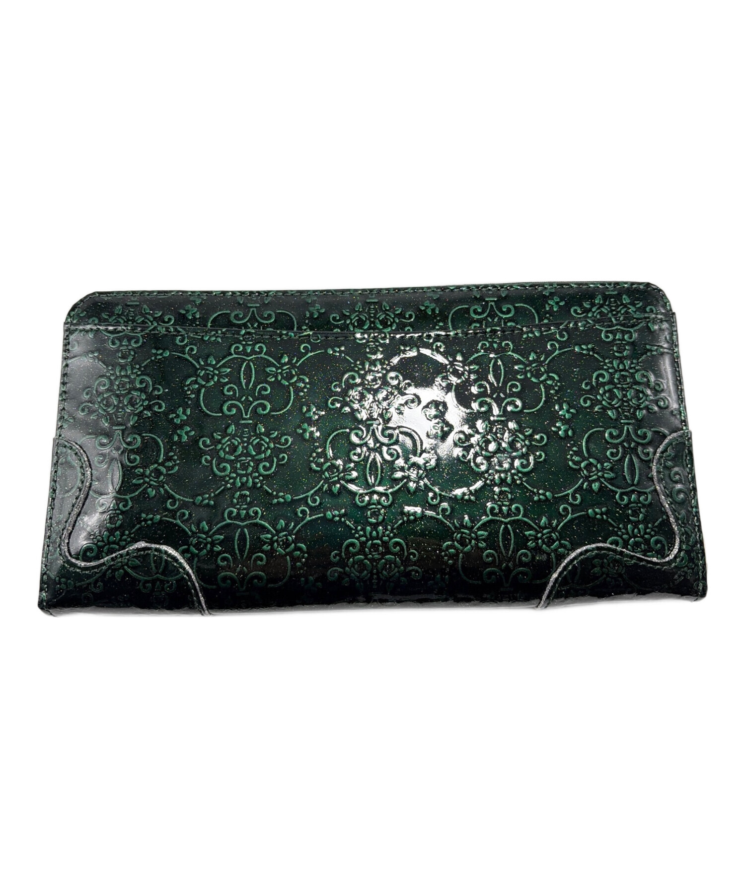 中古・古着通販】ANNA SUI (アナスイ) 長財布 グリーン 未使用品 