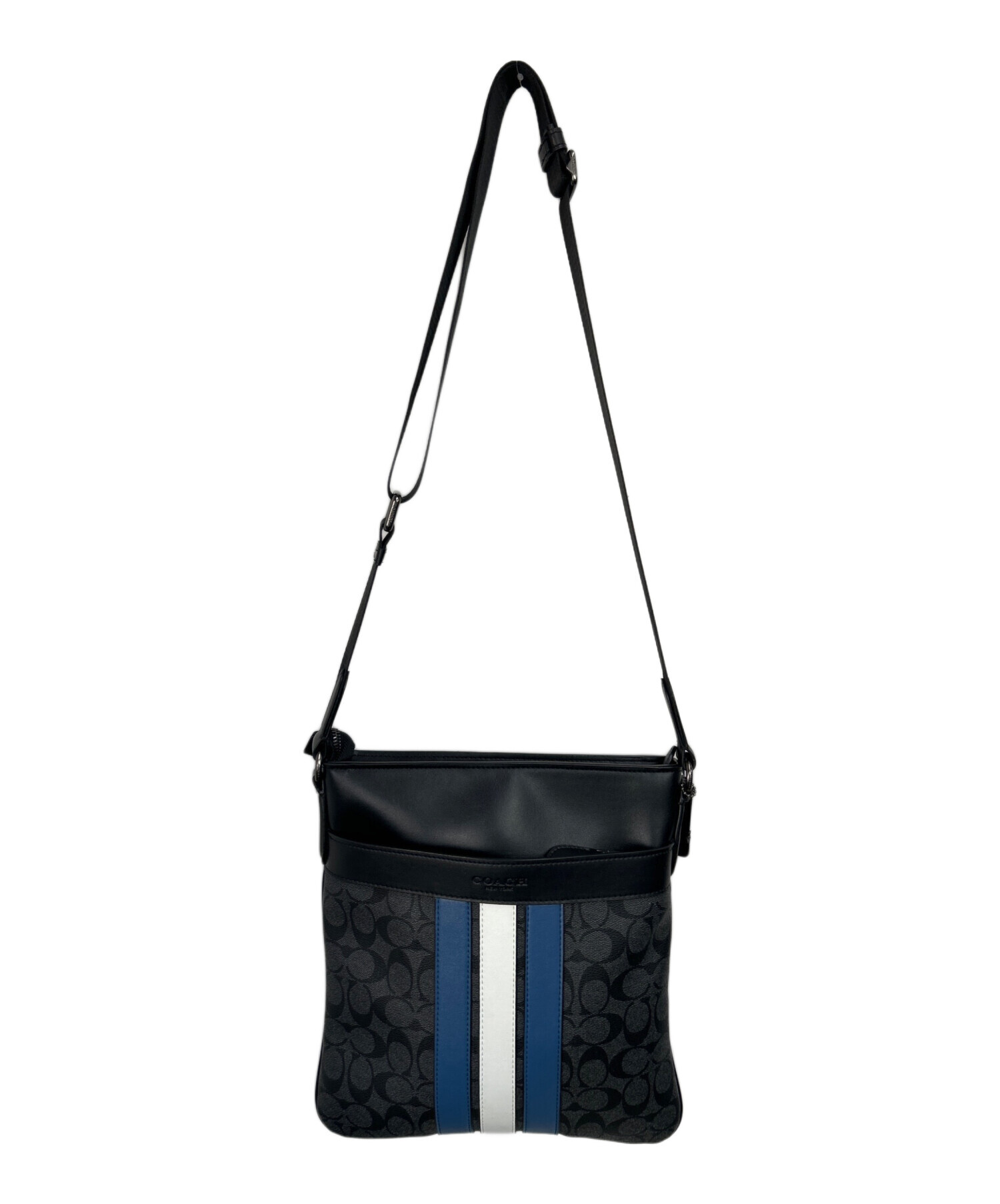 未使用品　 COACH ブラック ショルダーバッグ 中古・古着通販】COACH (コーチ) COACH ショルダーバッグ ブラック