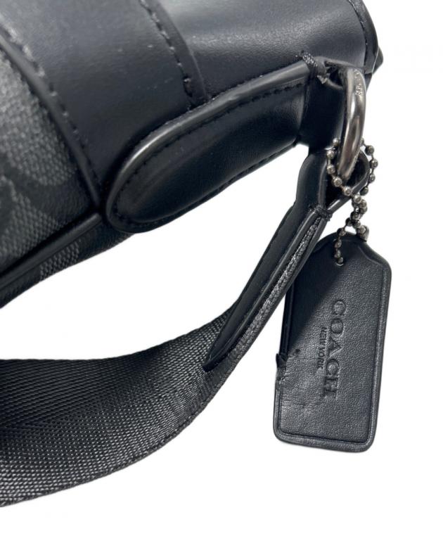 未使用品　 COACH ブラック ショルダーバッグ 中古・古着通販】COACH (コーチ) COACH ショルダーバッグ ブラック