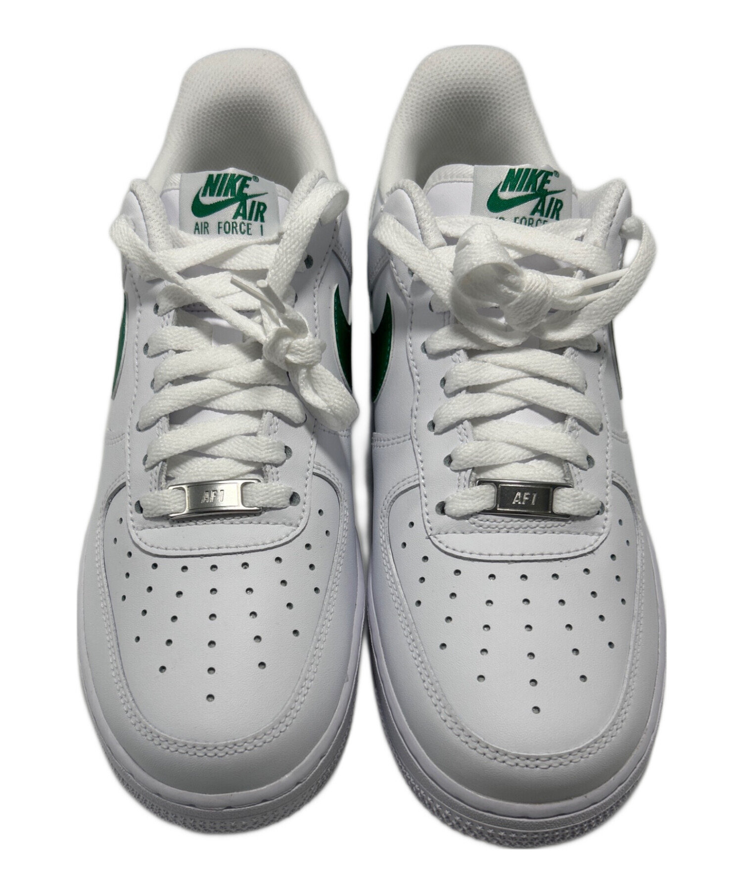 中古・古着通販】NIKE (ナイキ) スニーカー ホワイト×グリーン サイズ