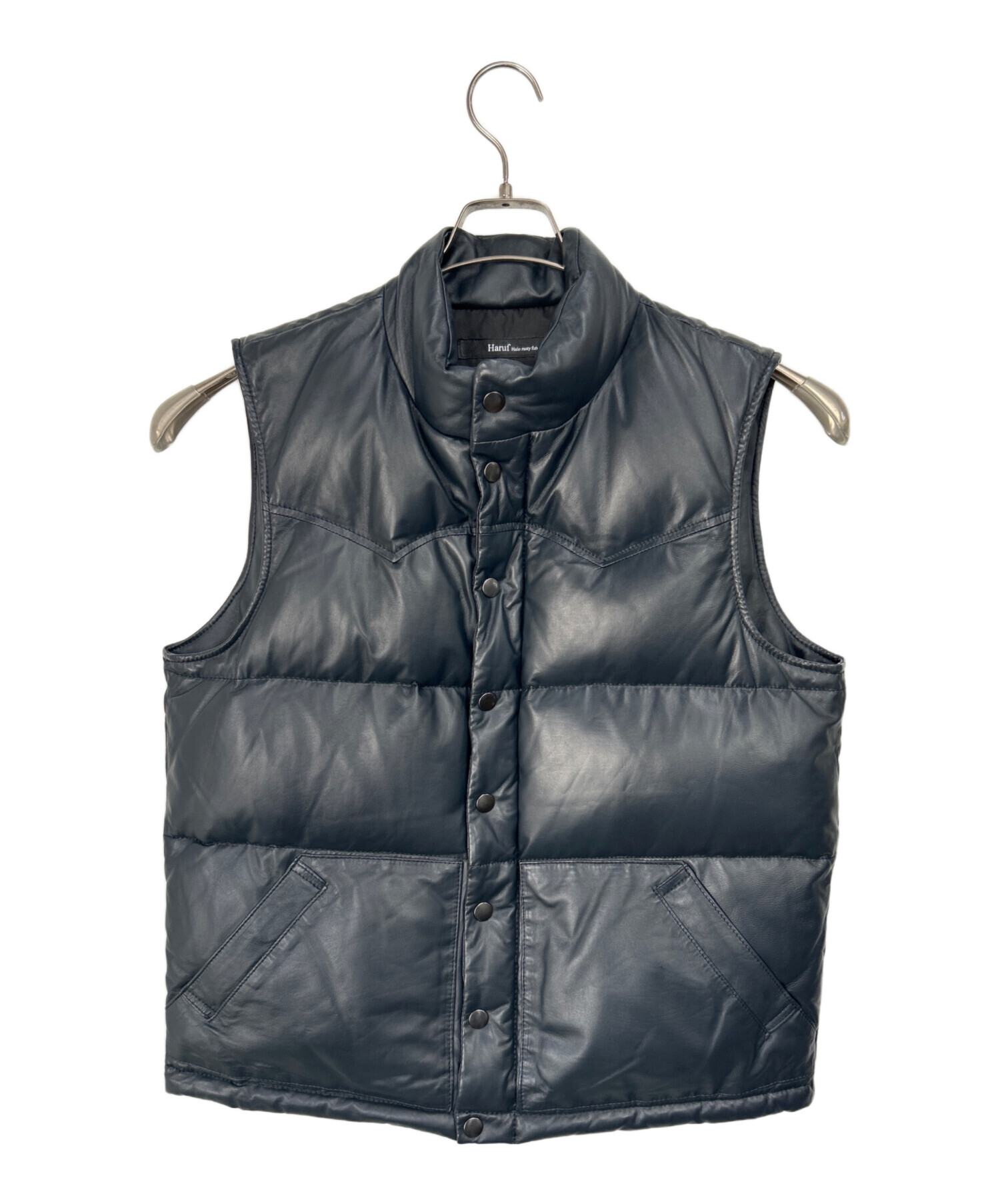 Fu×haru様ブラック1枚 中古・古着通販】Haruf (ハルフ) ダウンベスト ネイビー サイズ:LL