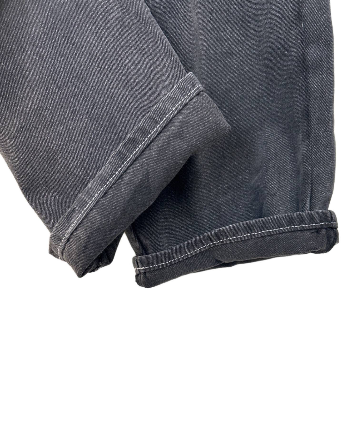 中古・古着通販】YARDSALE (ヤードセール) デニムパンツ ブラック