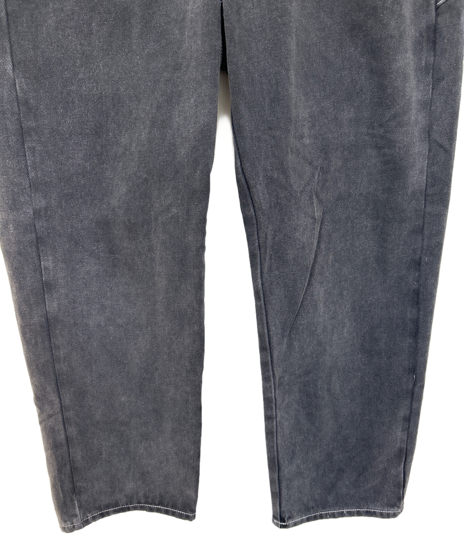 中古・古着通販】YARDSALE (ヤードセール) デニムパンツ ブラック