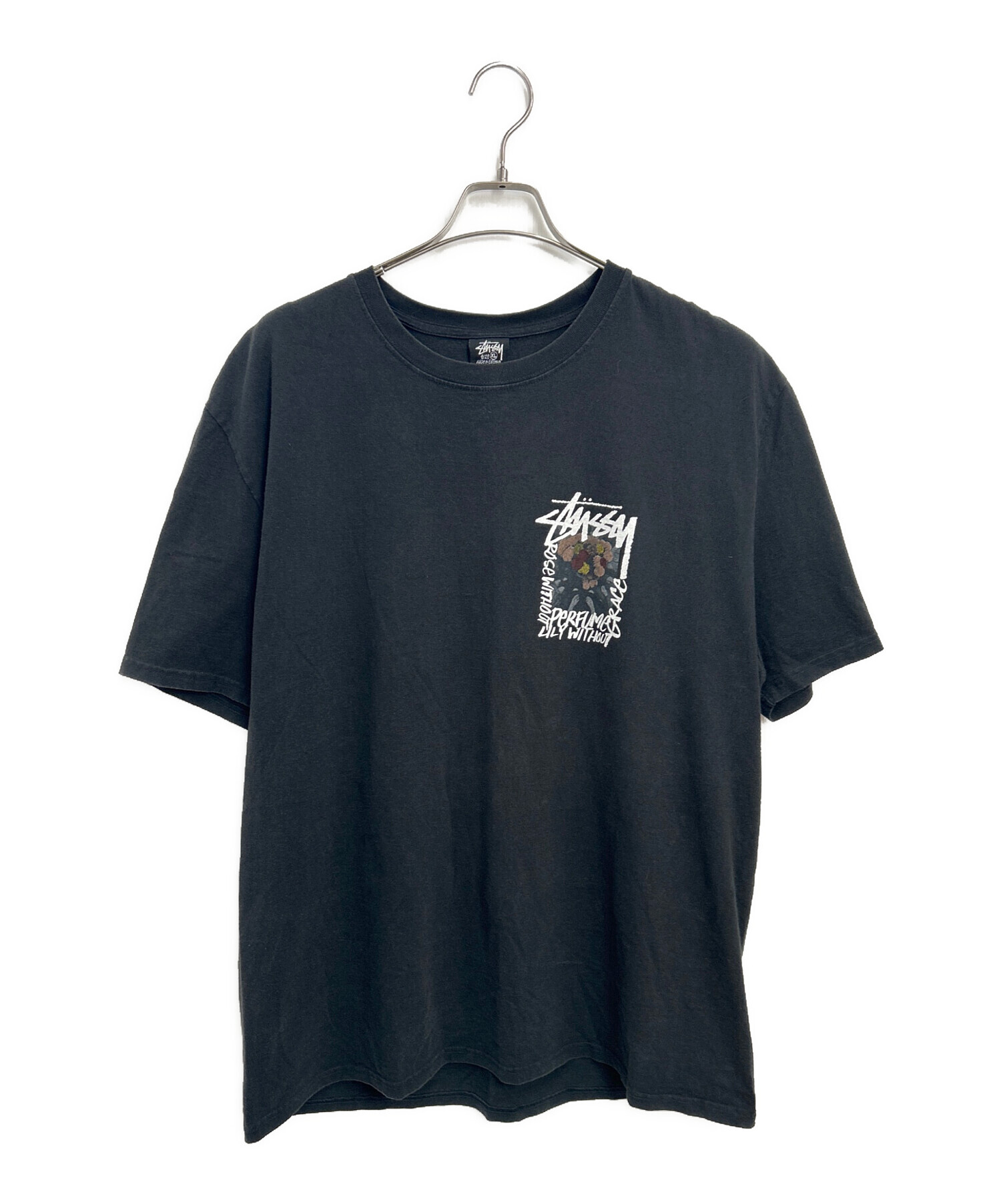 中古・古着通販】stussy (ステューシー) 半袖カットソー ブラック 