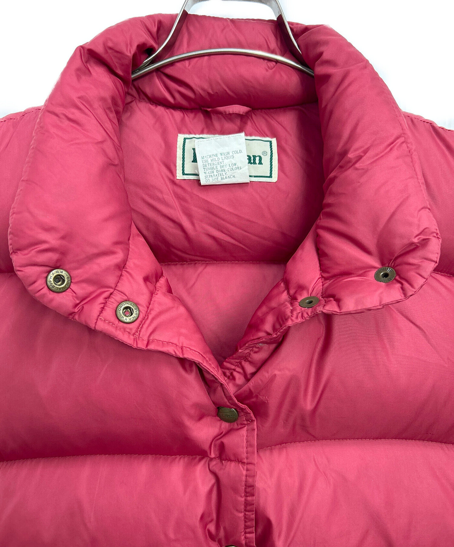 中古・古着通販】L.L.Bean (エルエルビーン) ダウンベスト レッド