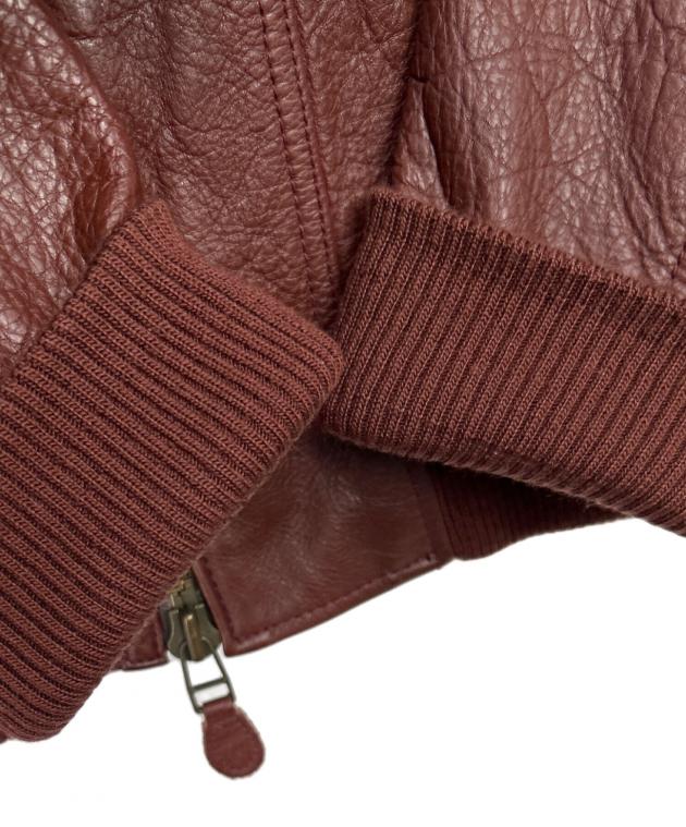 中古・古着通販】AVIREX (アヴィレックス) レザージャケット レッド