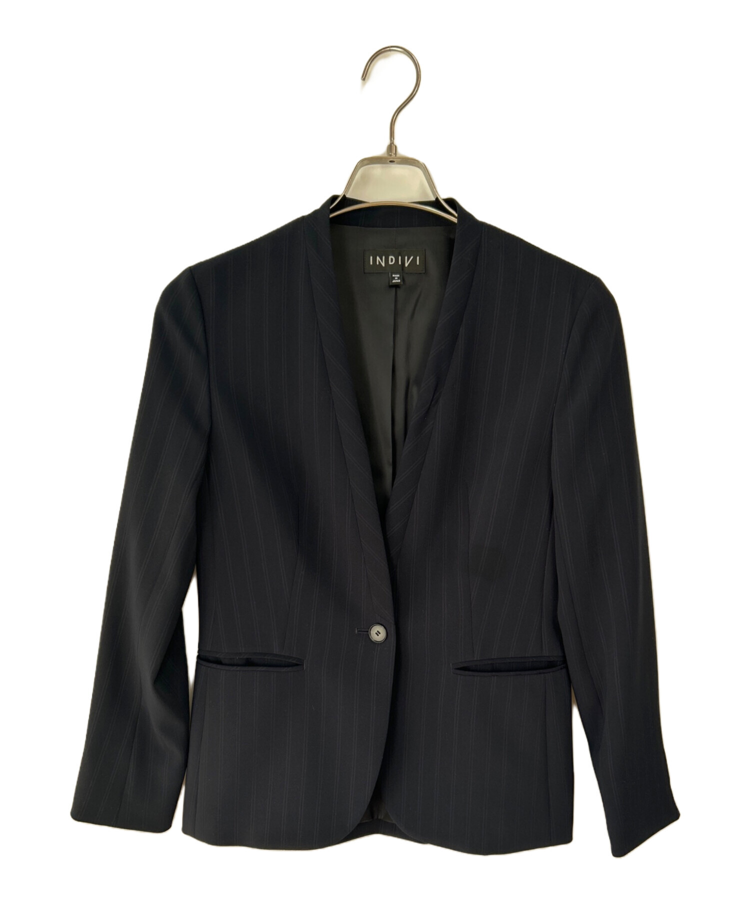 中古・古着通販】INDIVI (インディヴィ) セットアップスーツ ネイビー