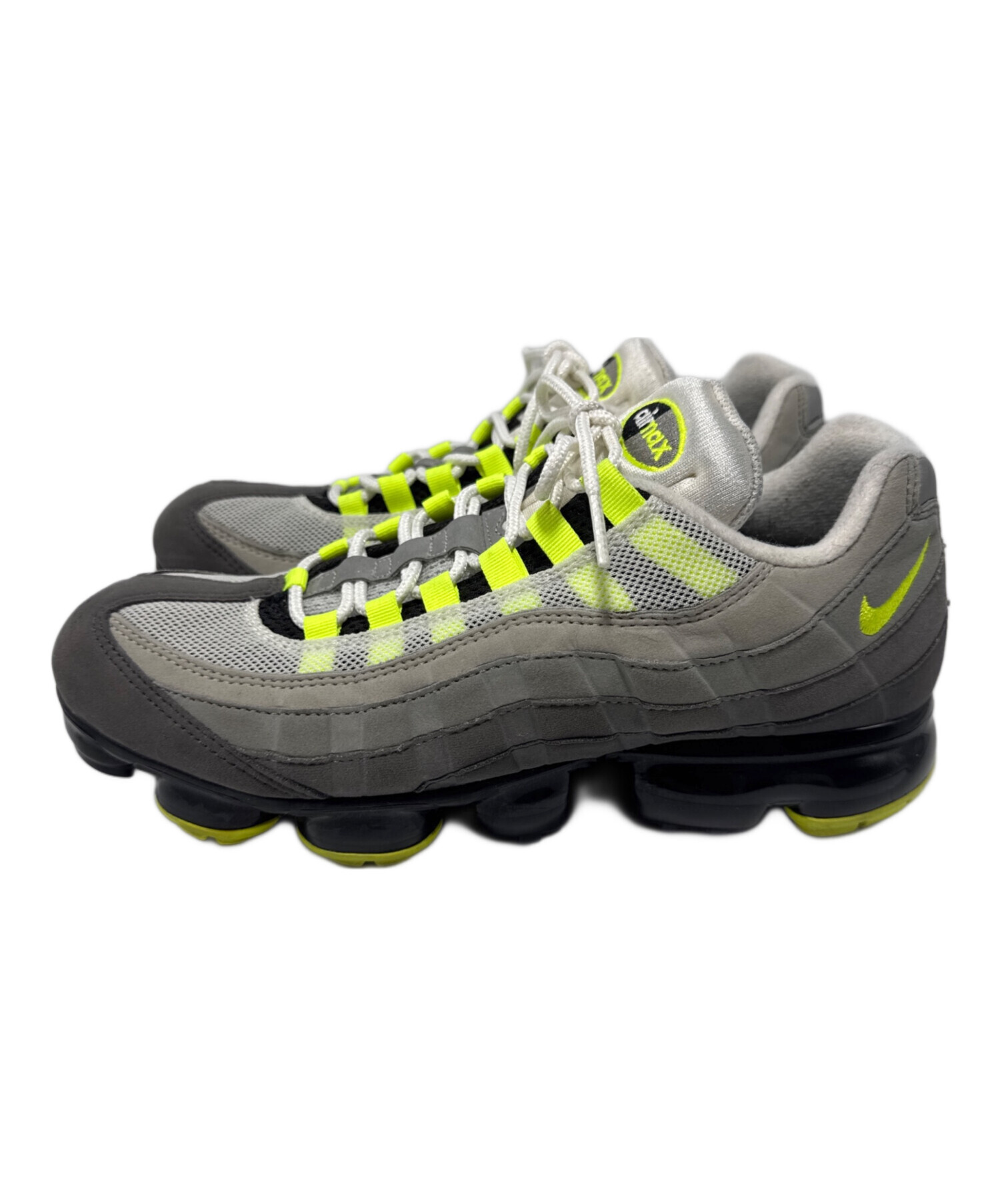 中古・古着通販】NIKE (ナイキ) スニーカー グレー×イエロー サイズ 