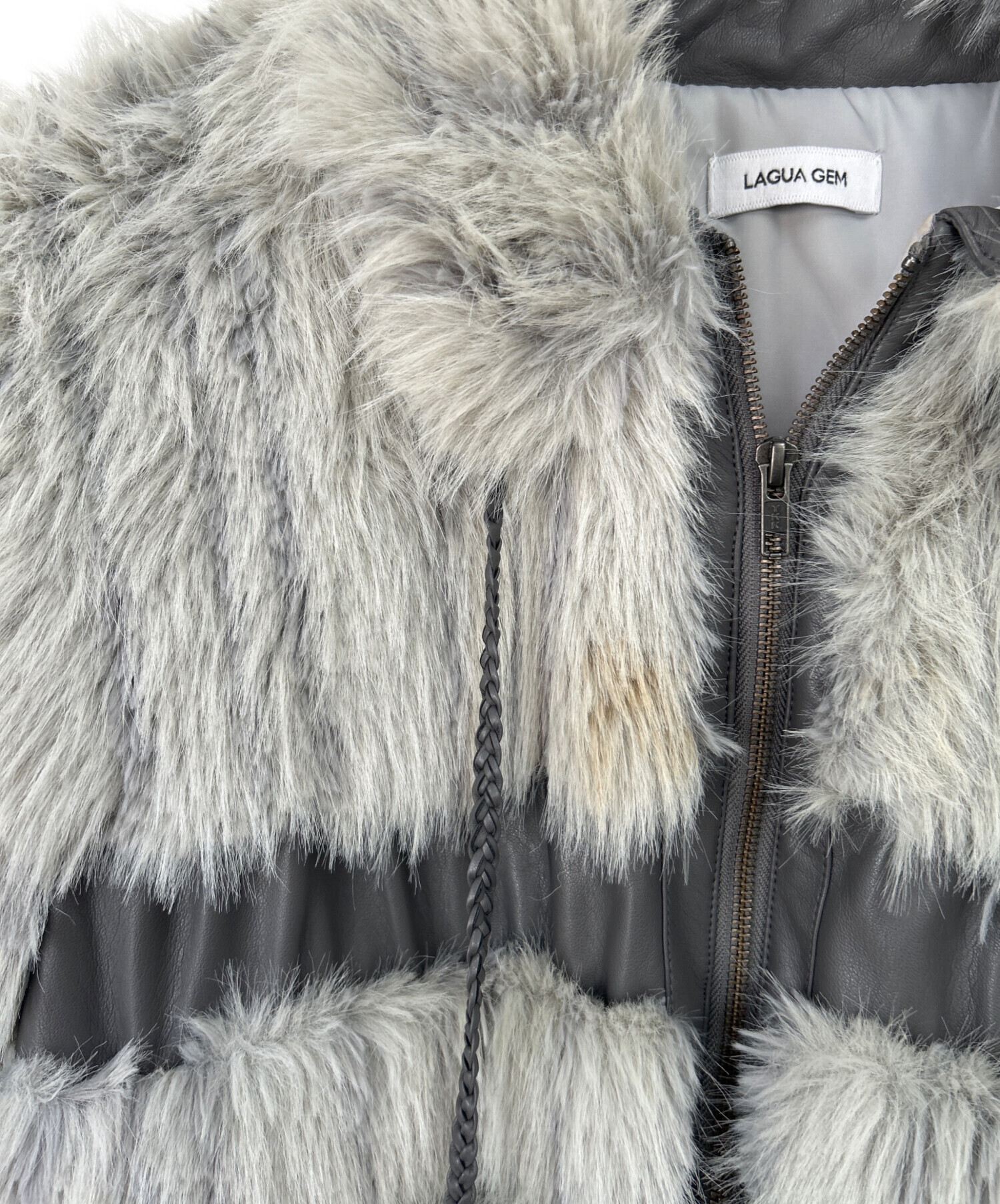 中古・古着通販】LAGUA GEM (ラグアジェム) フェイクファージャケット