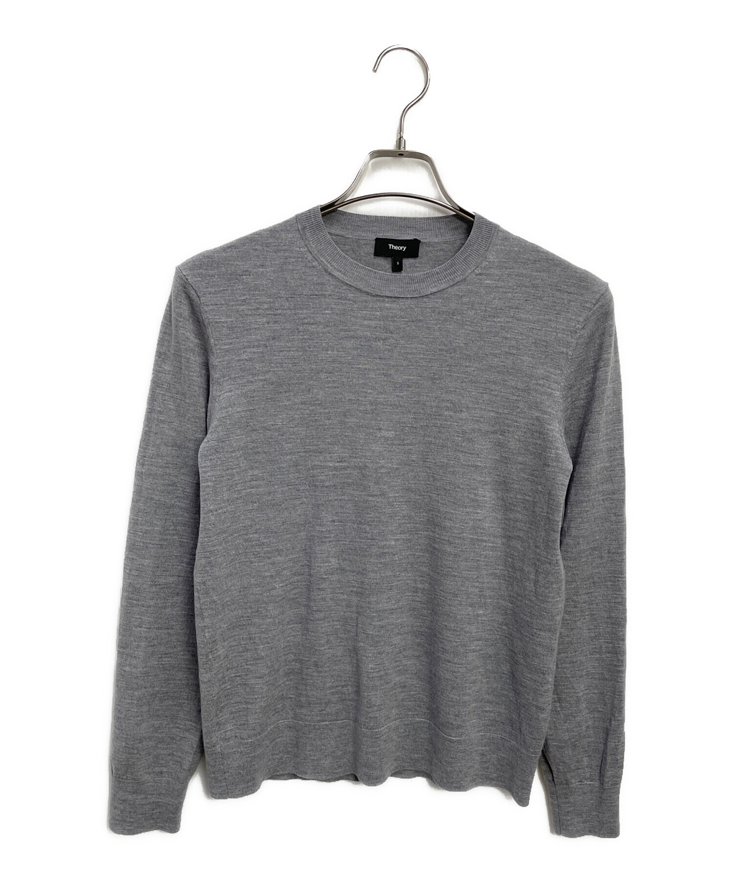 中古・古着通販】theory (セオリー) 薄手ニット グレー サイズ:S