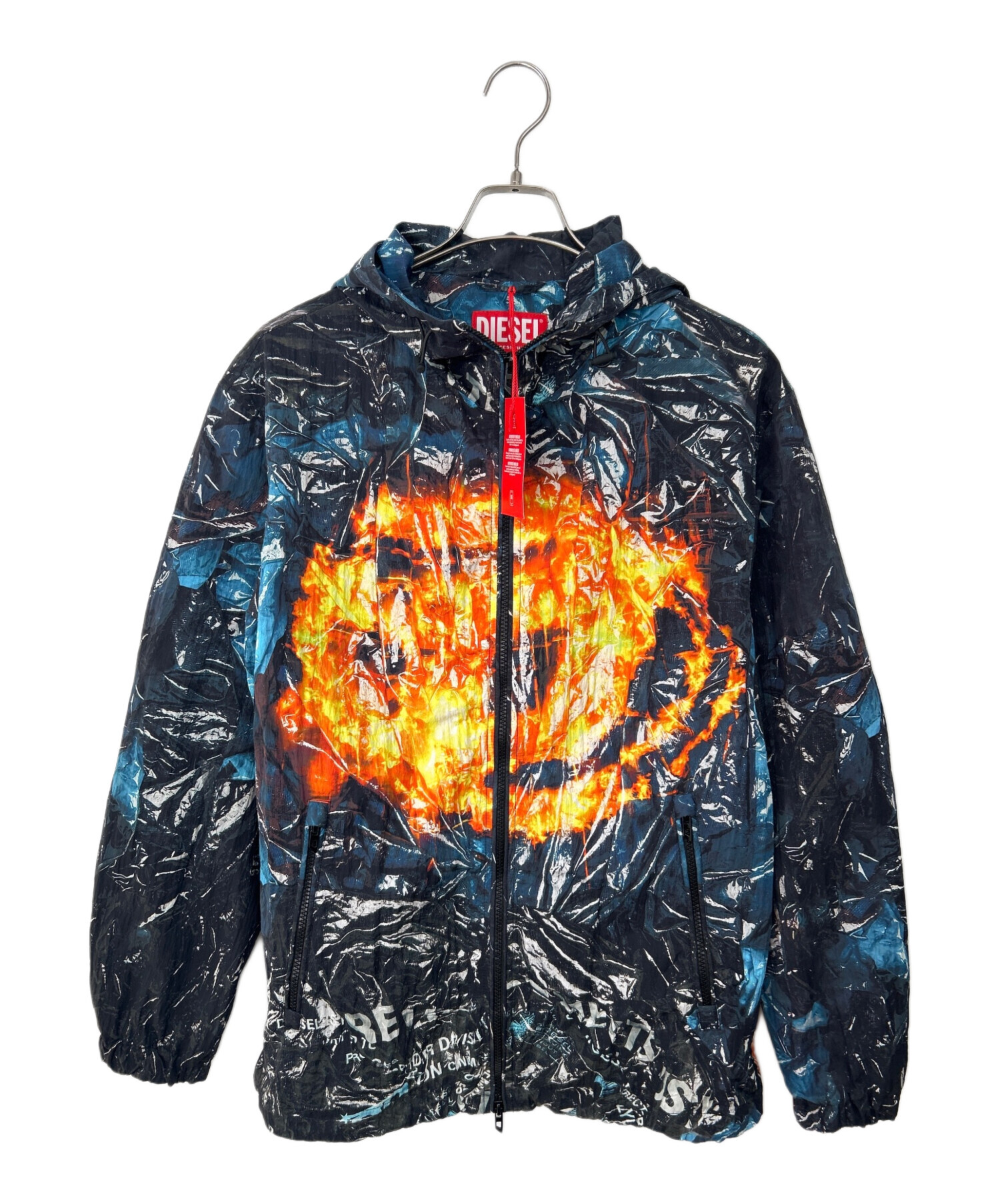 DIESEL フード付きナイロンジャケット SS25 オンライン ショッピングファッション - DIESEL フード付きナイロン