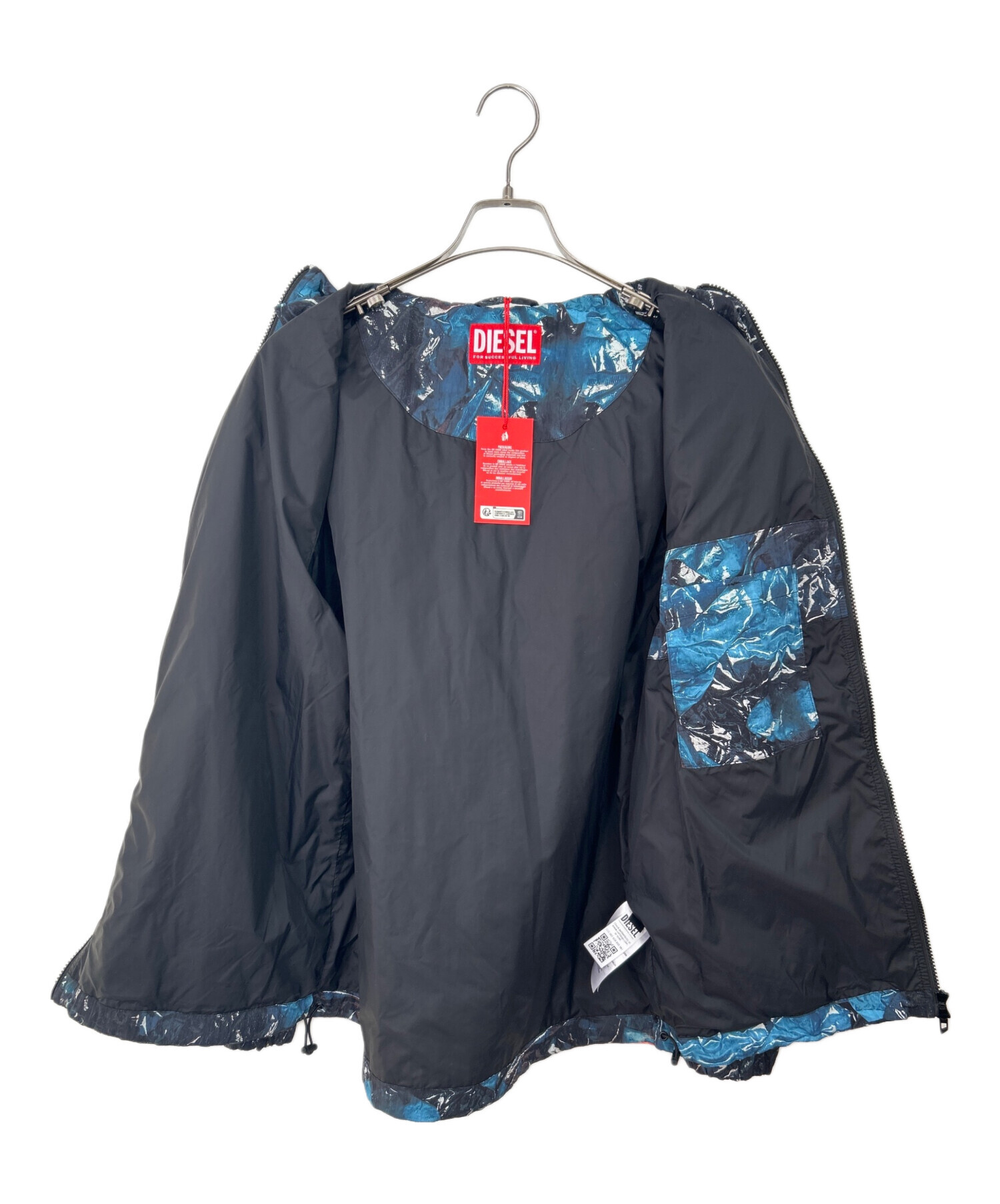 新品未使用！DIESEL ジャケット サイズ48 中古・古着通販】DIESEL (ディーゼル) ナイロンジャケット マルチ