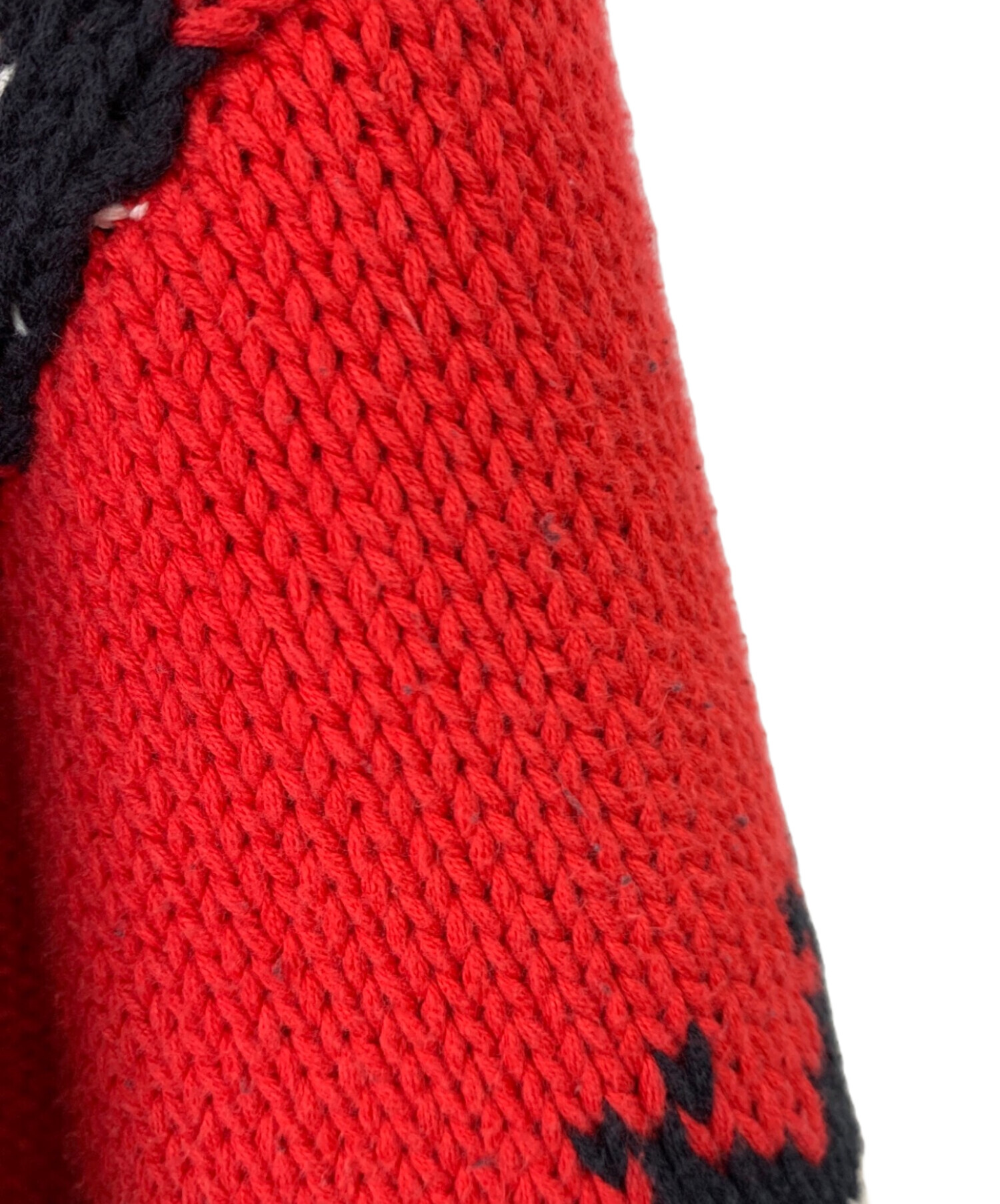 中古・古着通販】GAP (ギャップ) 厚手ニット ネイビー×レッド サイズ:M