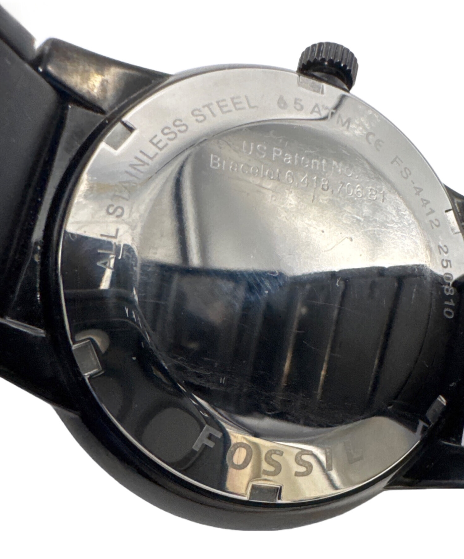 中古・古着通販】FOSSIL (フォッシル) 腕時計 ブラック｜ブランド