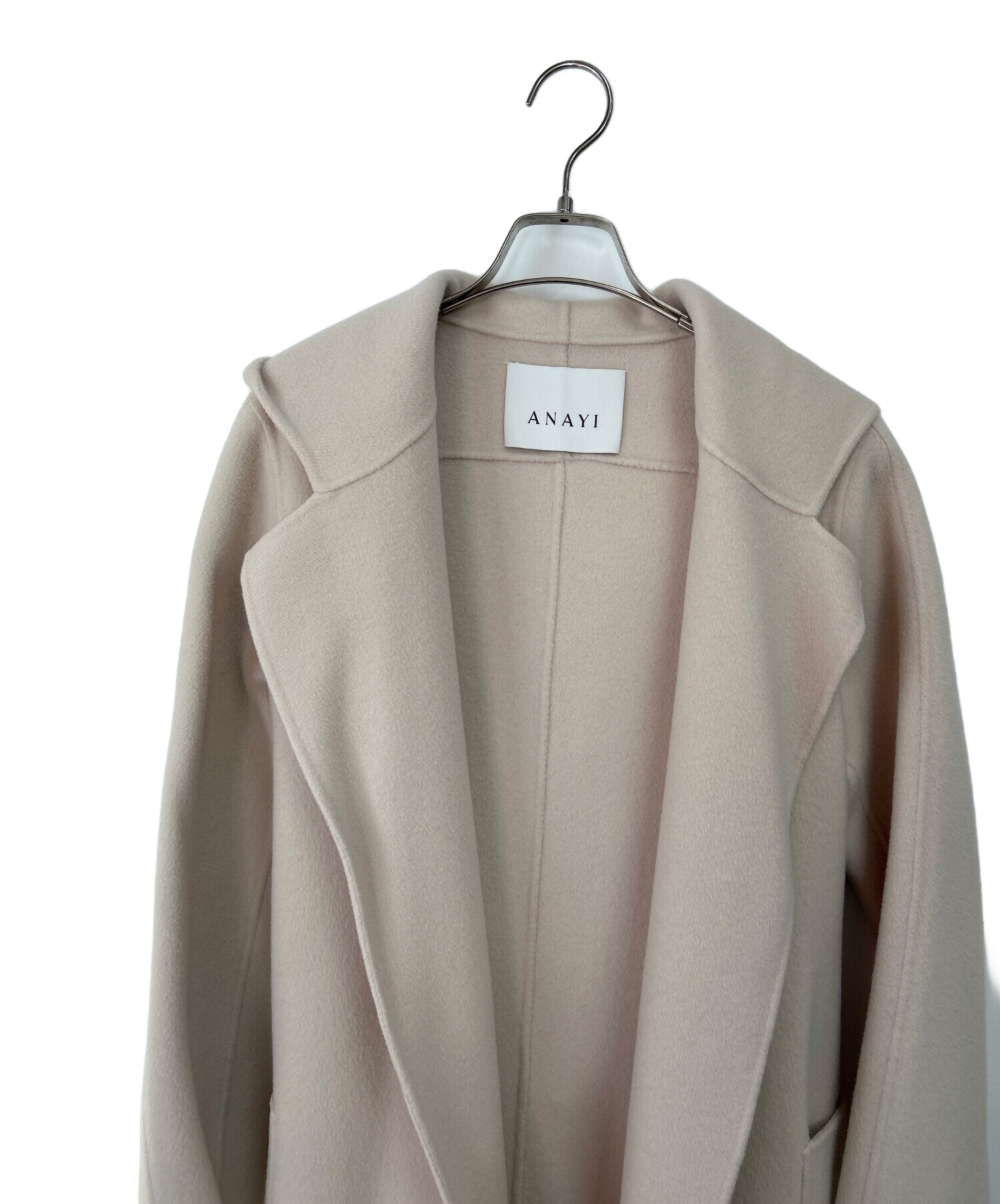 中古・古着通販】ANAYI (アナイ) ロングコート ベージュ系 サイズ:38