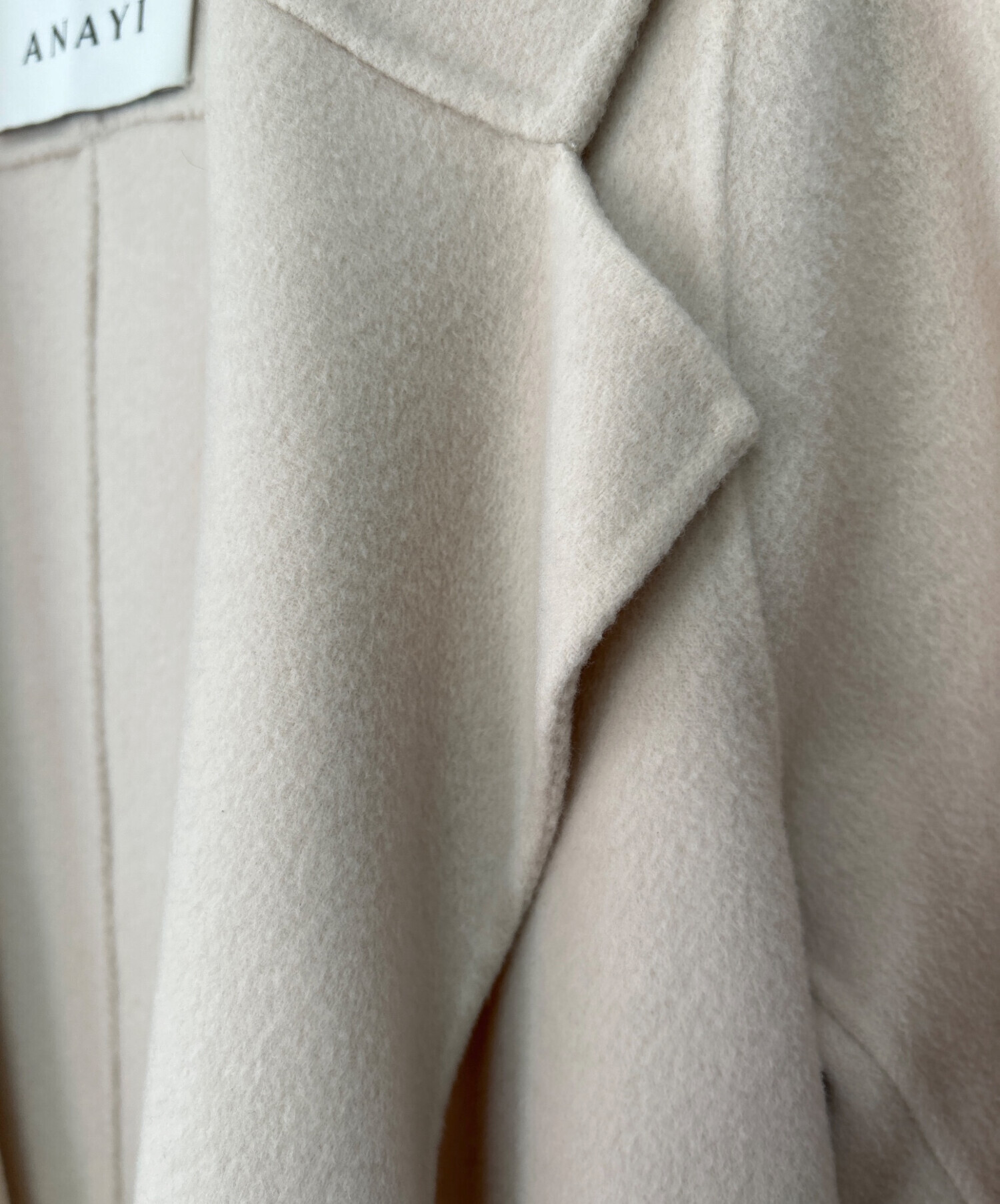 中古・古着通販】ANAYI (アナイ) ロングコート ベージュ系 サイズ:38