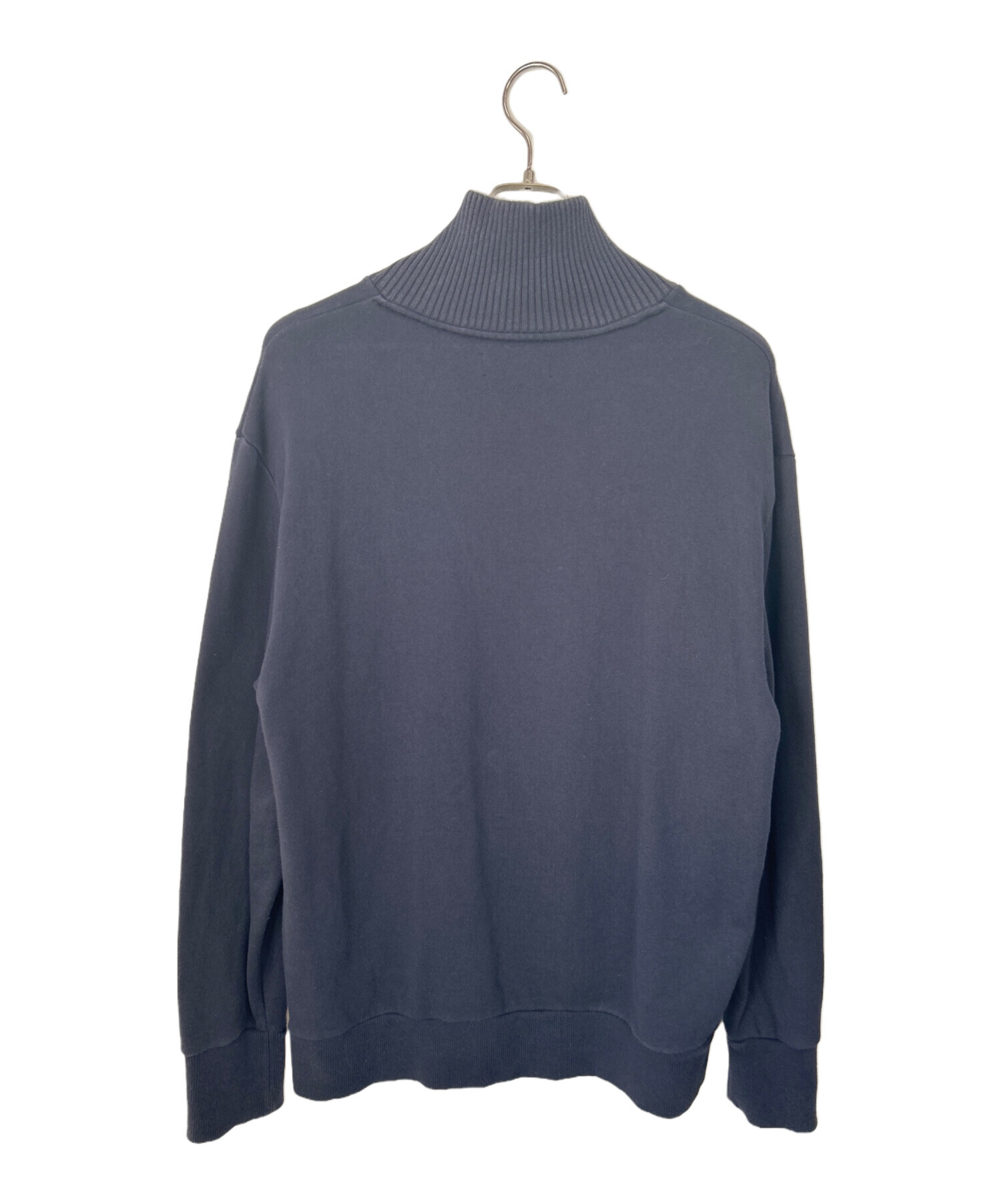 FRED PERRYフレッドペリー スウェットトレーナー 素材切り替えネイビー 中古・古着通販】FRED PERRY (フレッドペリー) スウェット ネイビー