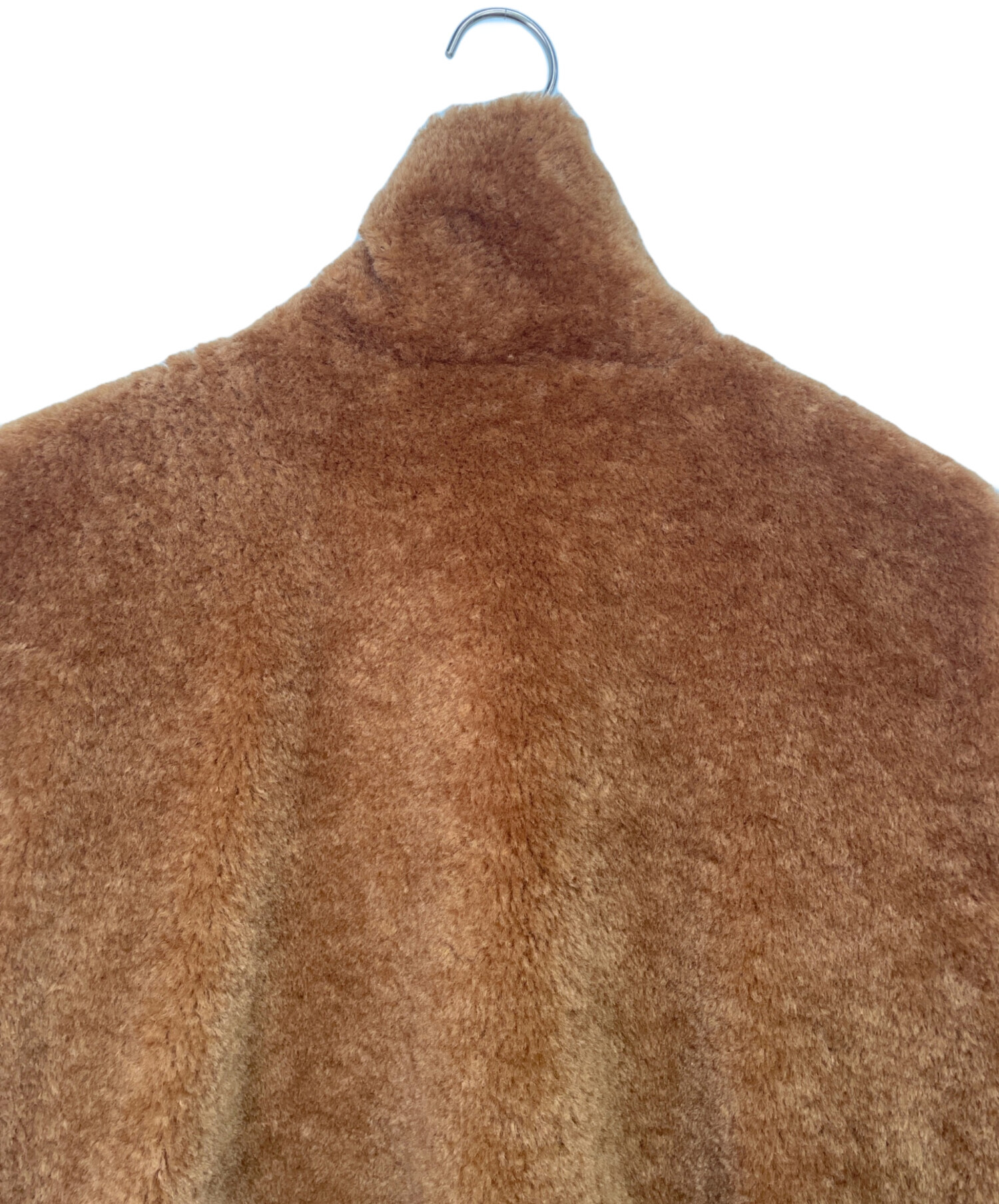 中古・古着通販】pinue (ピヌエ) ボアジャケット ブラウン サイズ