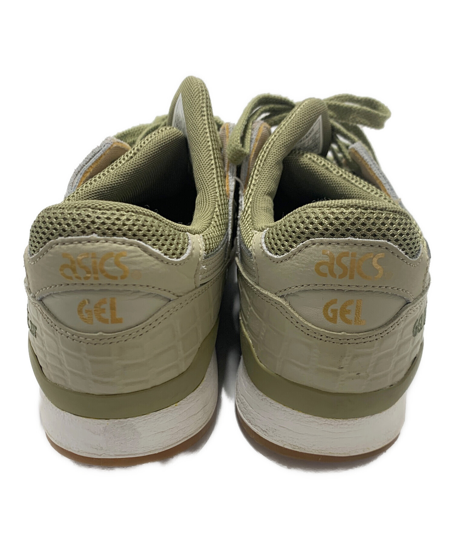 中古・古着通販】asics (アシックス) スニーカー カーキ サイズ:26.5cm 