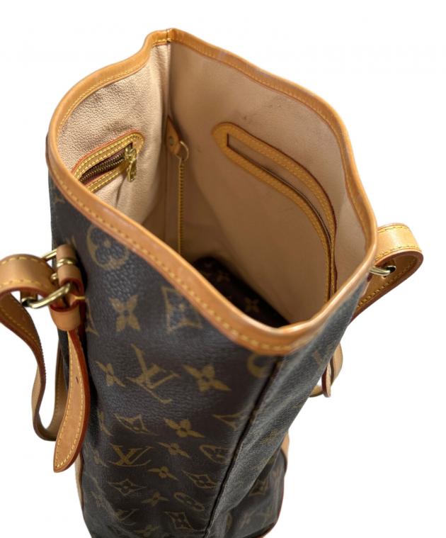 (完全正規品)Louis Vuitton トートバッグ ブラウン ハンドバッグ 中古・古着通販】LOUIS VUITTON (ルイ ヴィトン) トートバッグ
