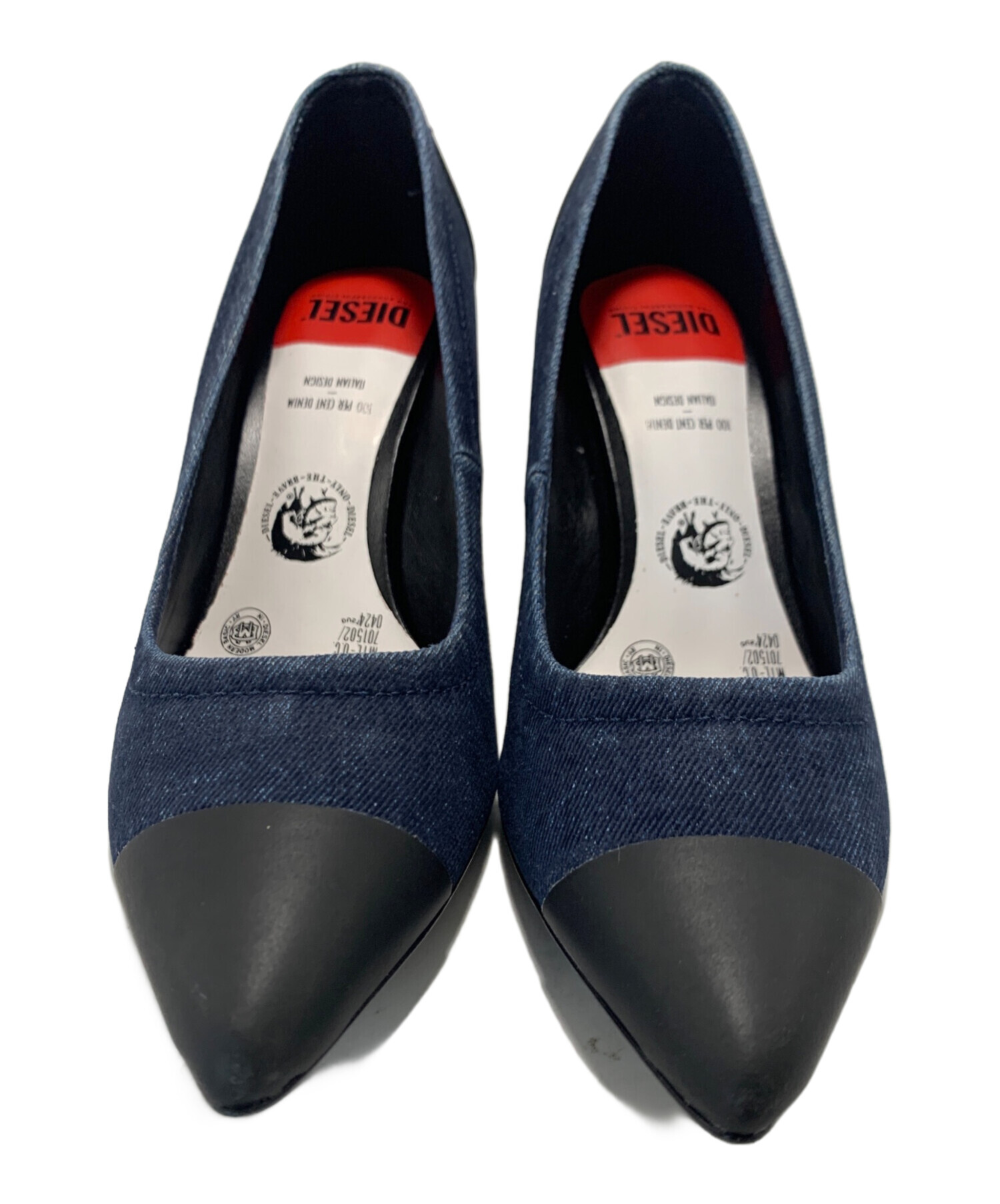 中古・古着通販】DIESEL (ディーゼル) ヒールパンプス インディゴ