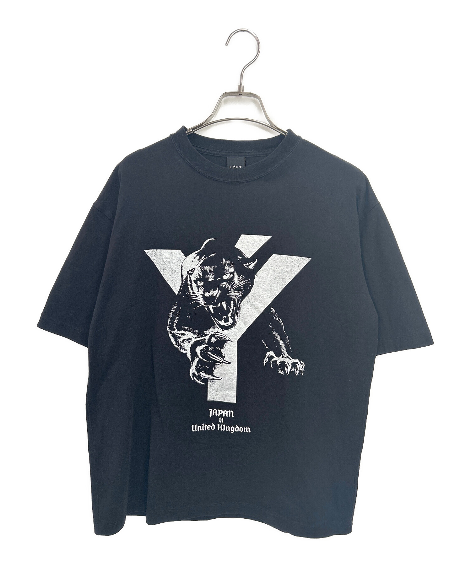 中古・古着通販】Lyft (リフト) 半袖カットソー ブラック サイズ:S