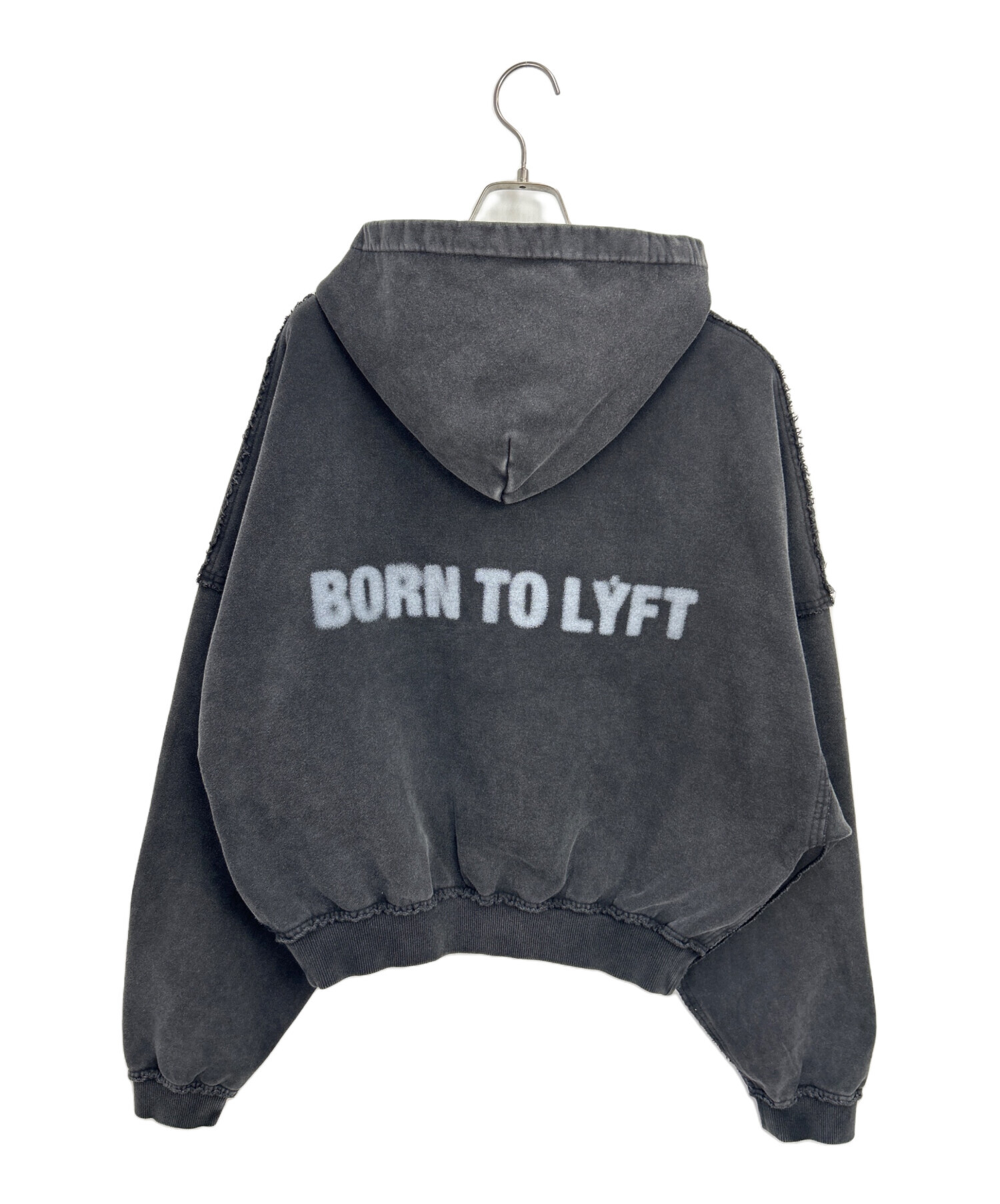 LYFT ヴィンテージジップアップパーカー ブラック　S 中古・古着通販】Lyft (リフト) ジップパーカー ブラック サイズ:S