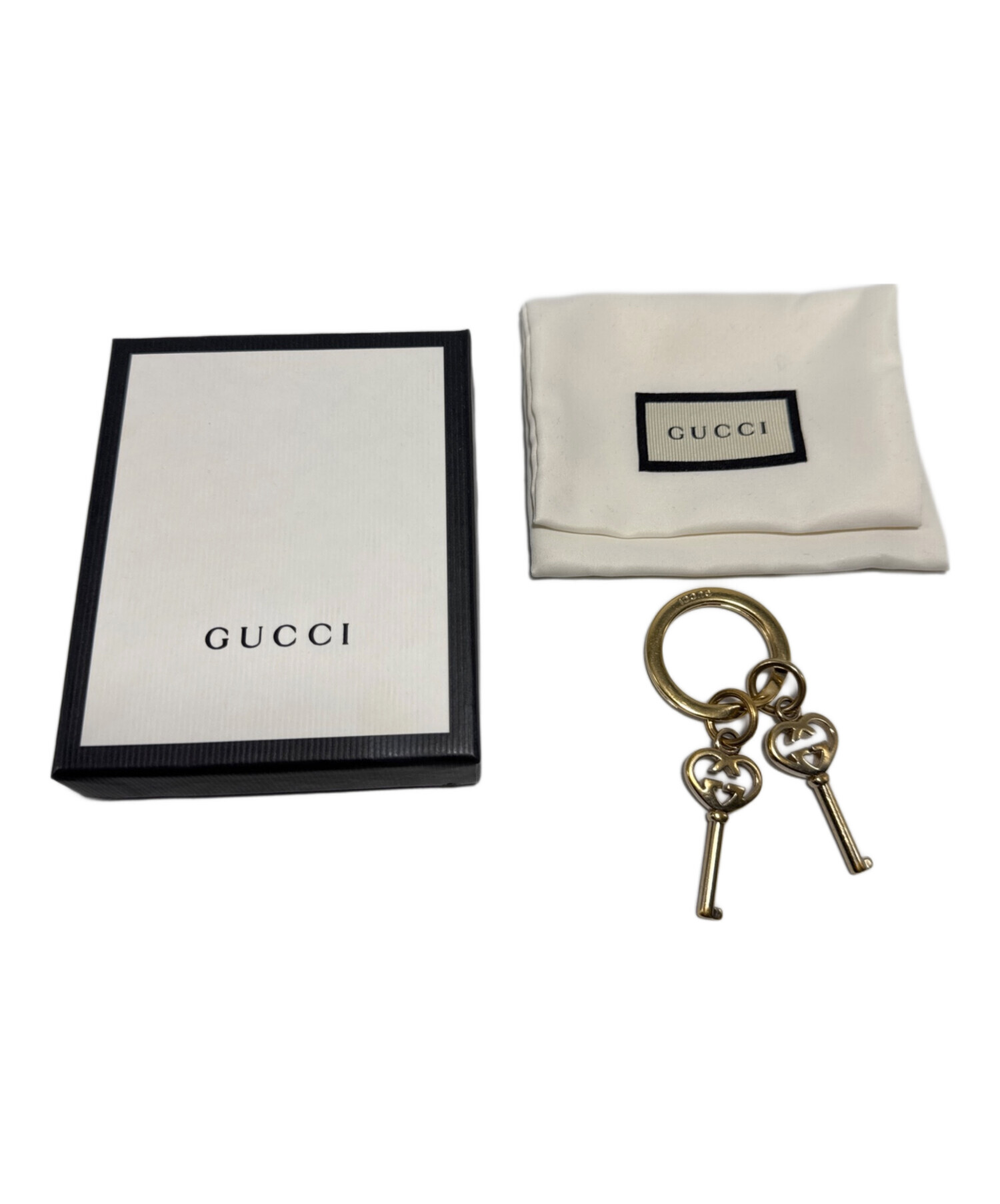 中古・古着通販】GUCCI (グッチ) キーリング ゴールド｜ブランド・古着