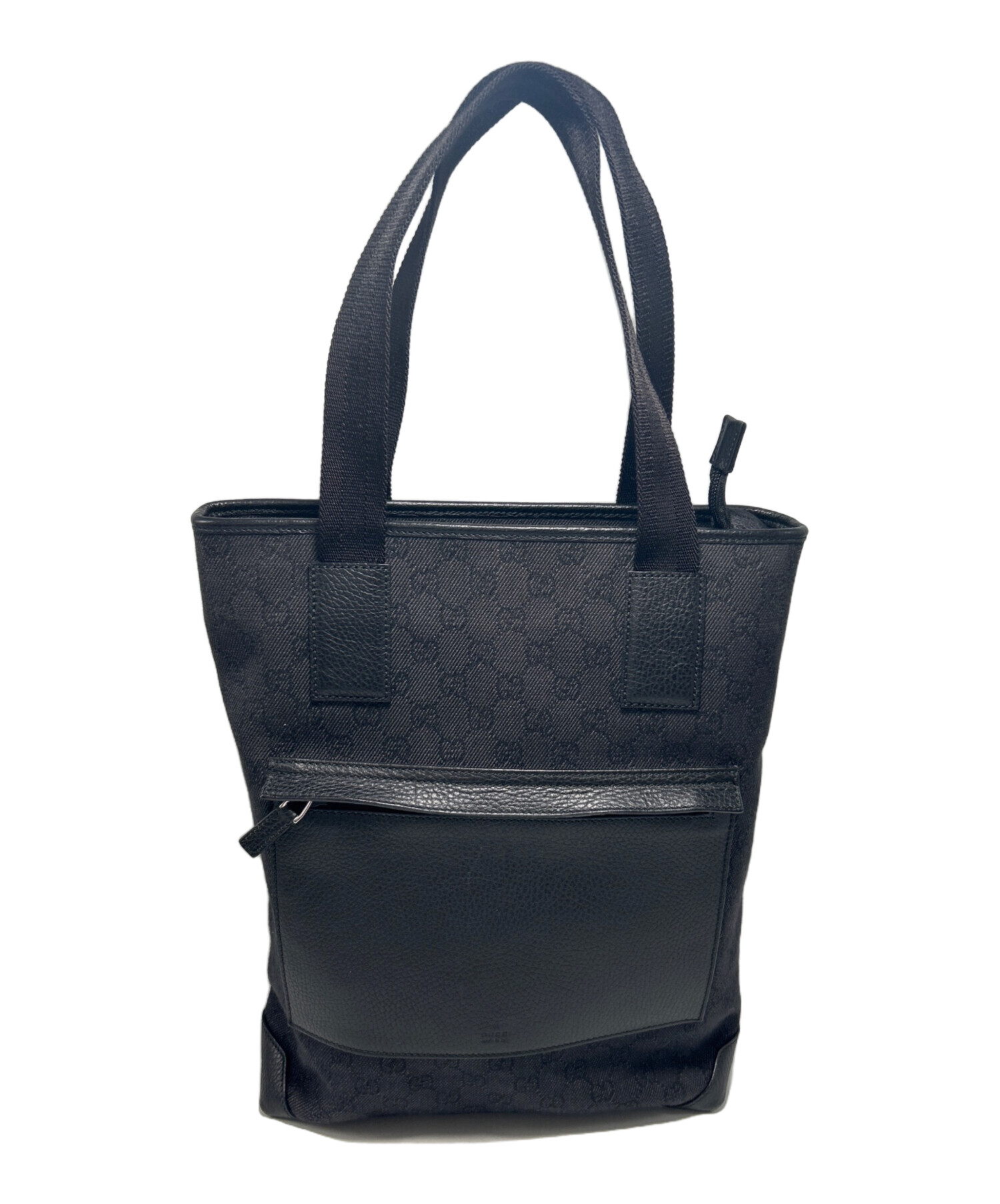 【GUCCI】 レザー2WAY トートバッグ 575820 ブラック 中古・古着通販】GUCCI (グッチ) トートバッグ ブラック｜ブランド