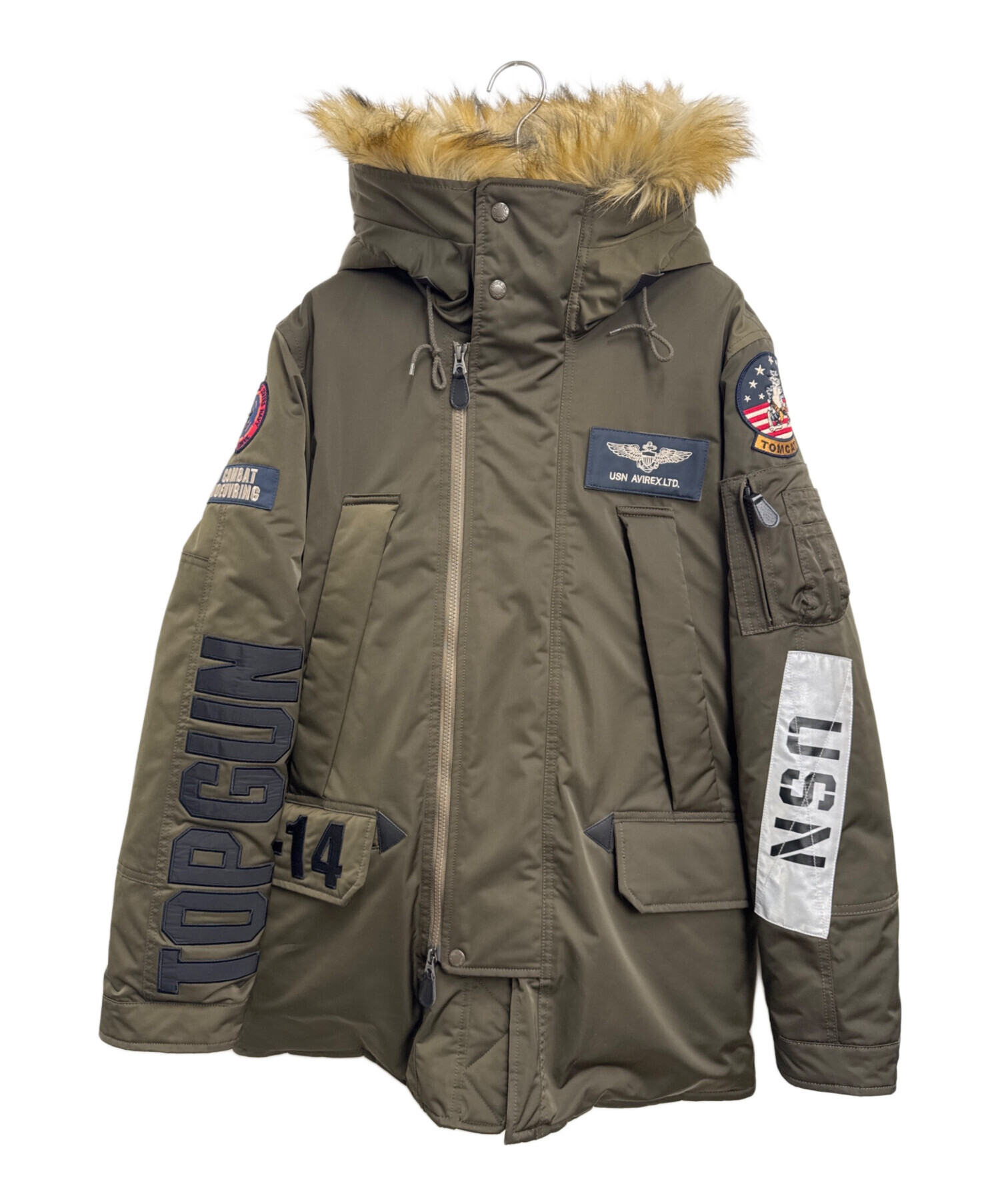 中古・古着通販】AVIREX (アヴィレックス) N-3Bタイプコート オリーブ