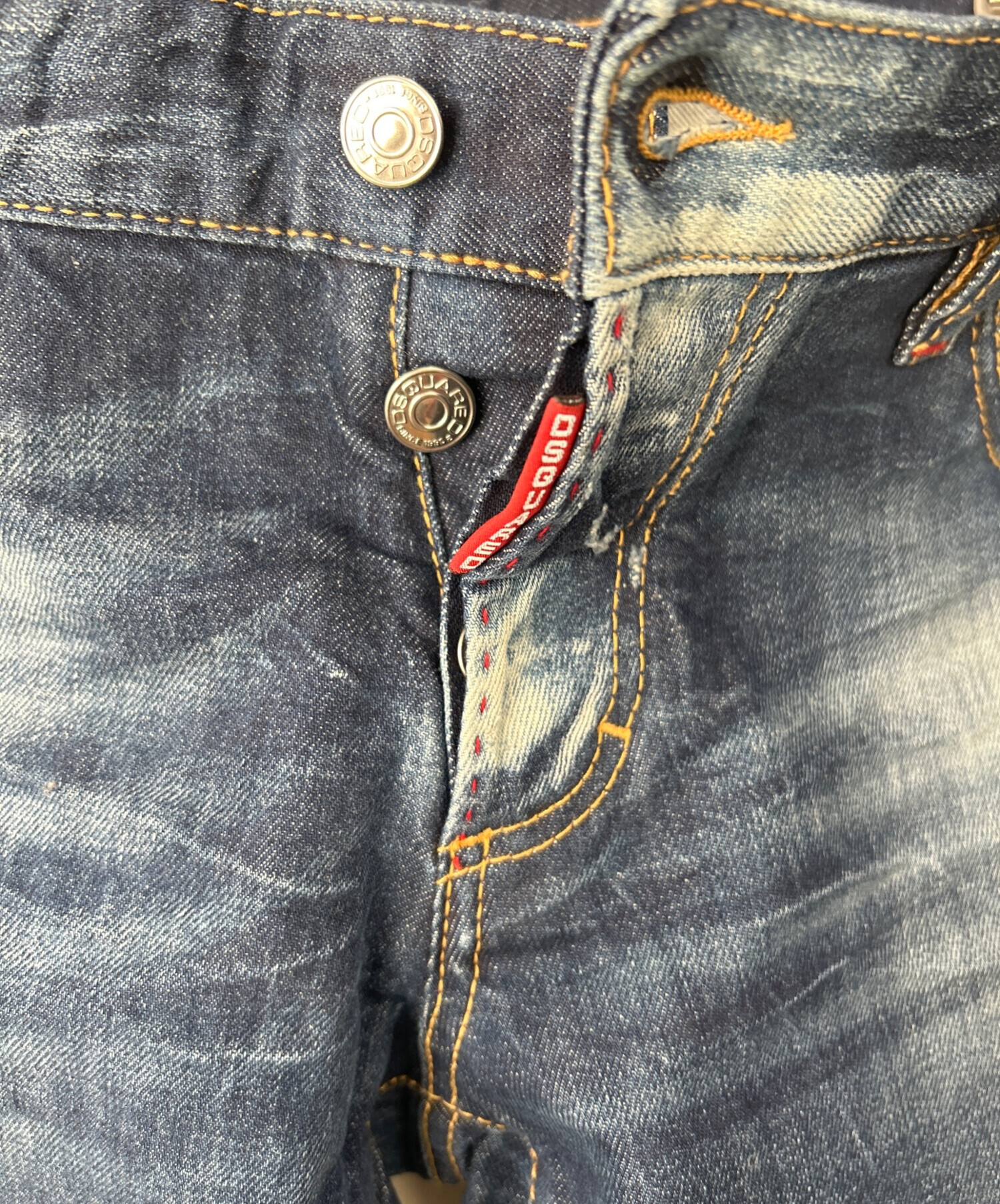 中古・古着通販】DSQUARED2 (ディースクエアード) ペンキダメージ加工