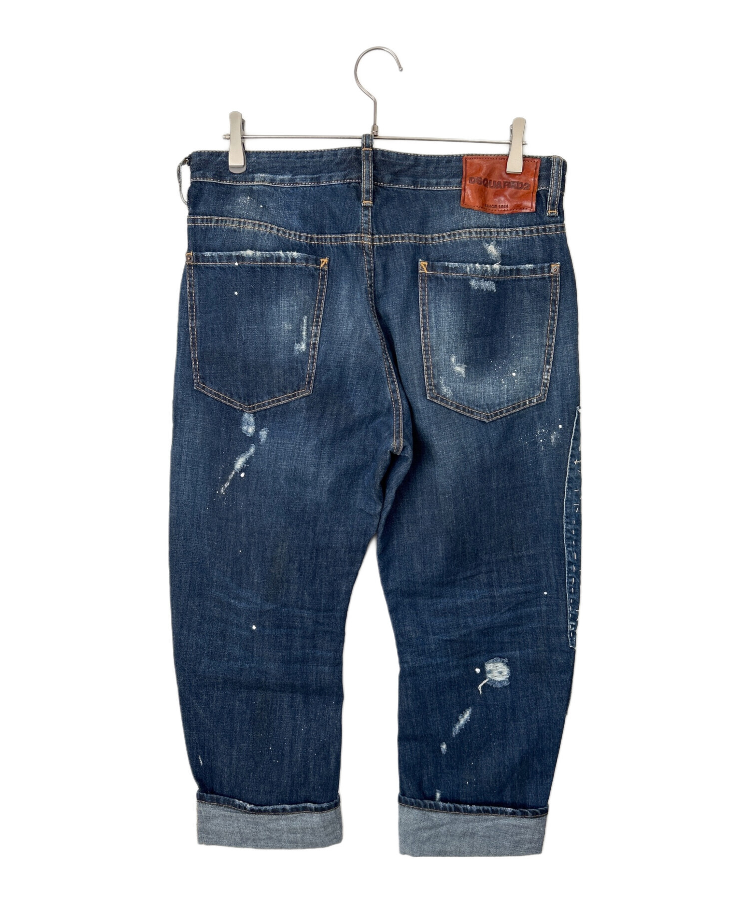 【used美品】【DSQUARED2】ディースクエアード　ブルーデニム　48 中古・古着通販】DSQUARED2 (ディースクエアード) デニムパンツ