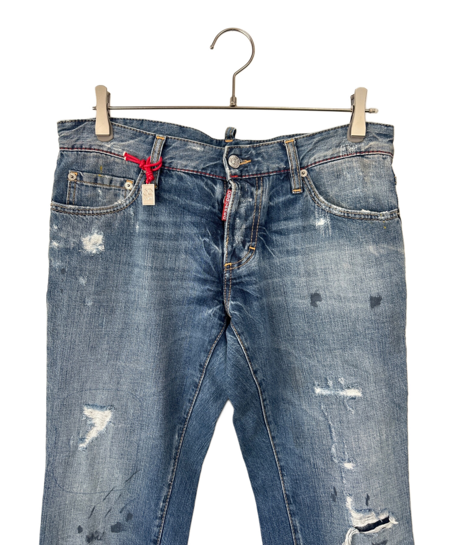 中古・古着通販】DSQUARED2 (ディースクエアード) リペア加工デニム