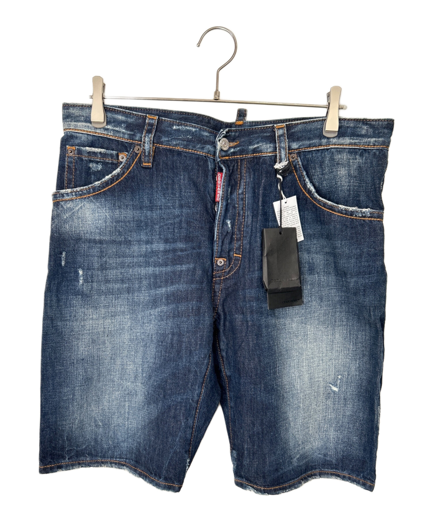 DSQUARED ディースクエアード ショートパンツ メンズ 【古着】【中古】 中古・古着通販】DSQUARED2 (ディースクエアード) デニムハーフパンツ