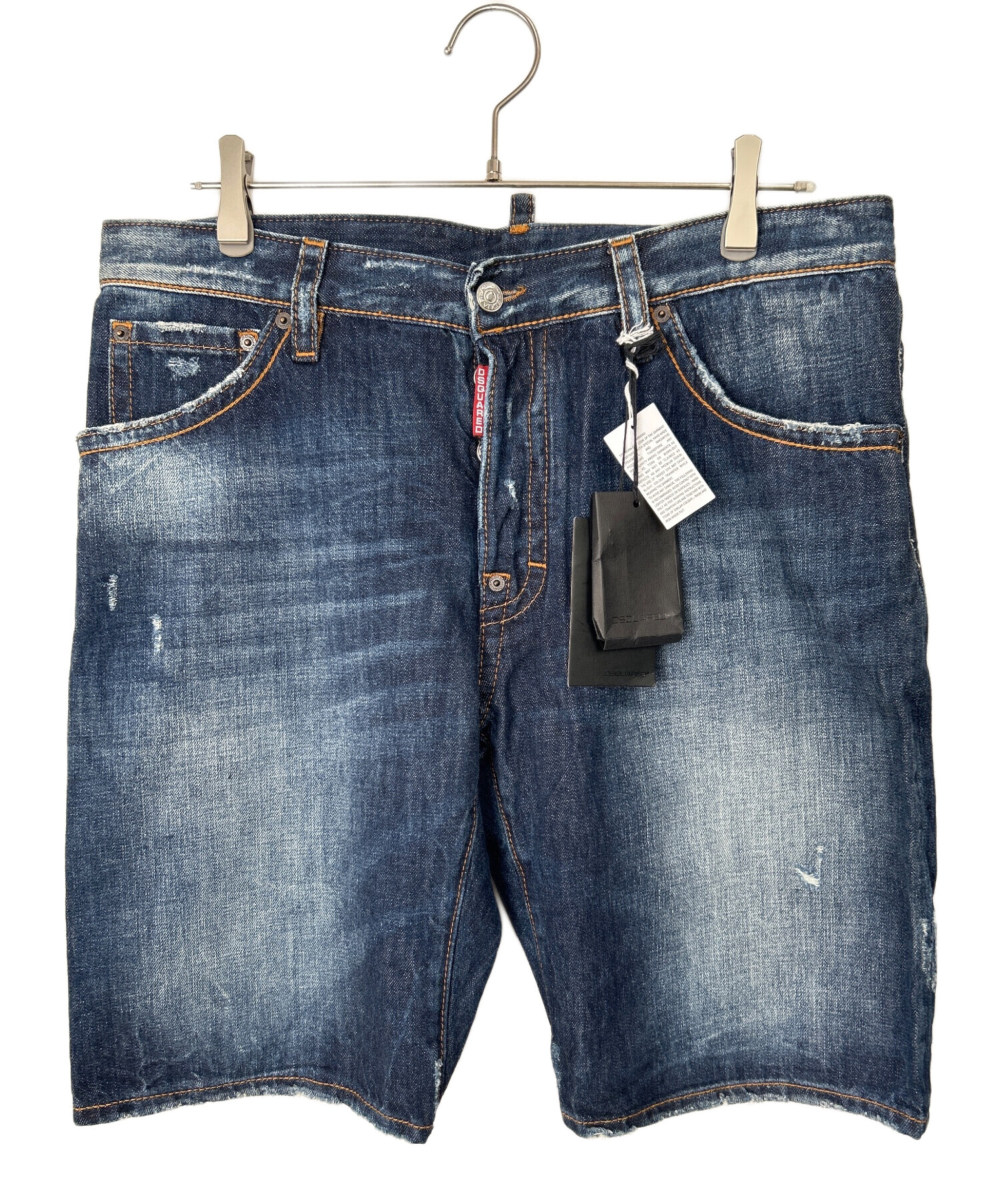 中古・古着通販】DSQUARED2 (ディースクエアード) デニムハーフパンツ