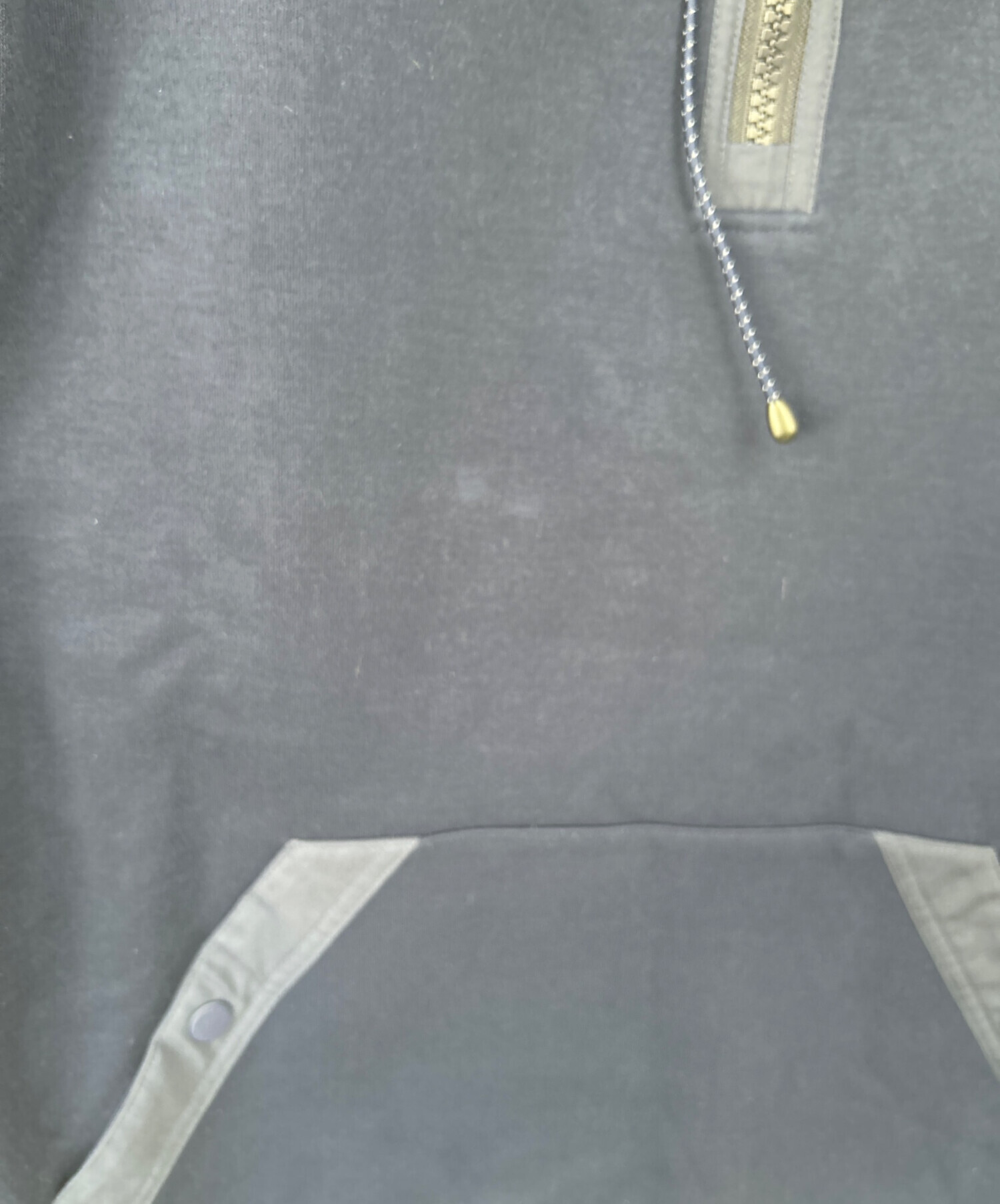 中古・古着通販】LACOSTE (ラコステ) ハーフジップパーカー ネイビー 